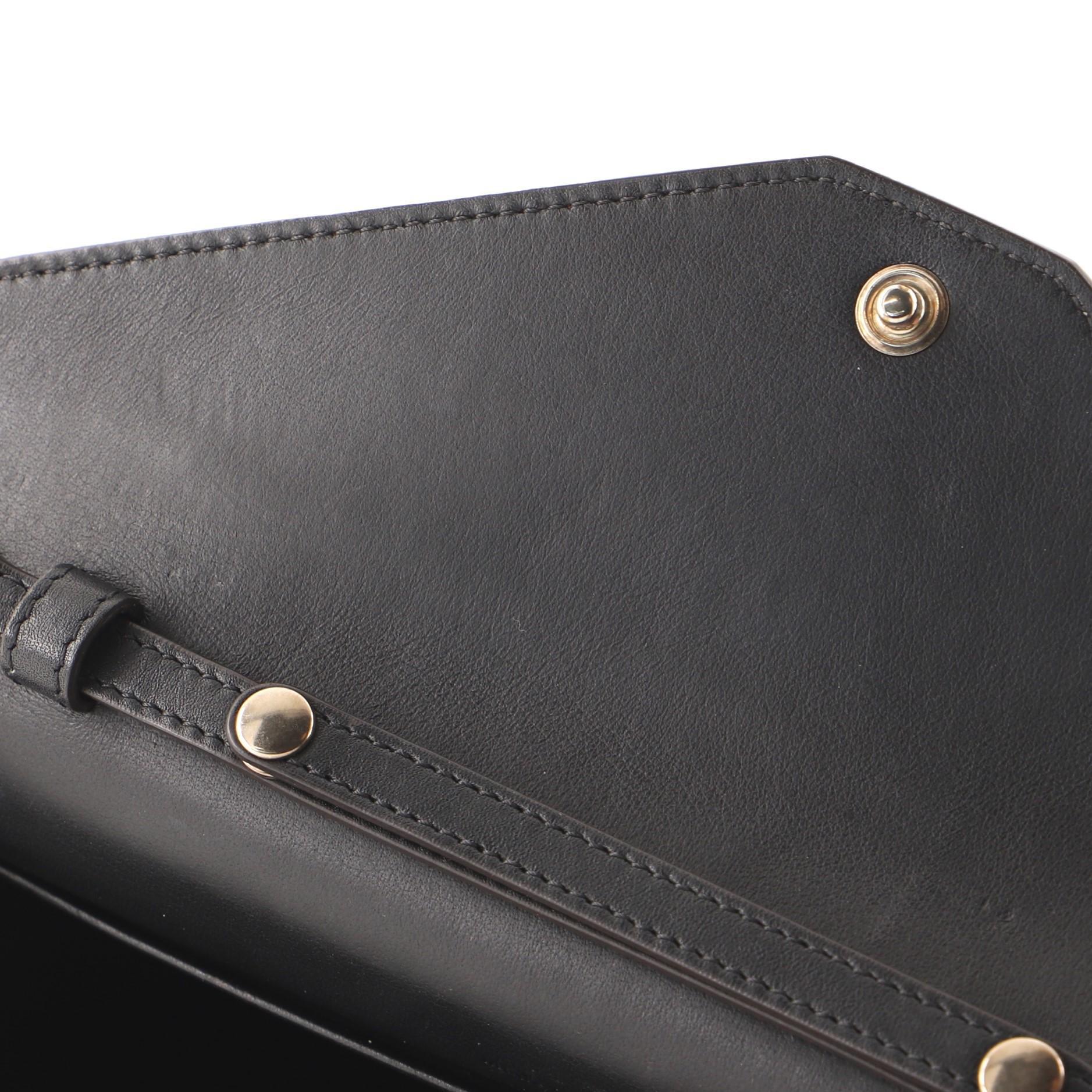 Women's or Men's Celine Pocket Envelope Wallet on Chain Leather Medium