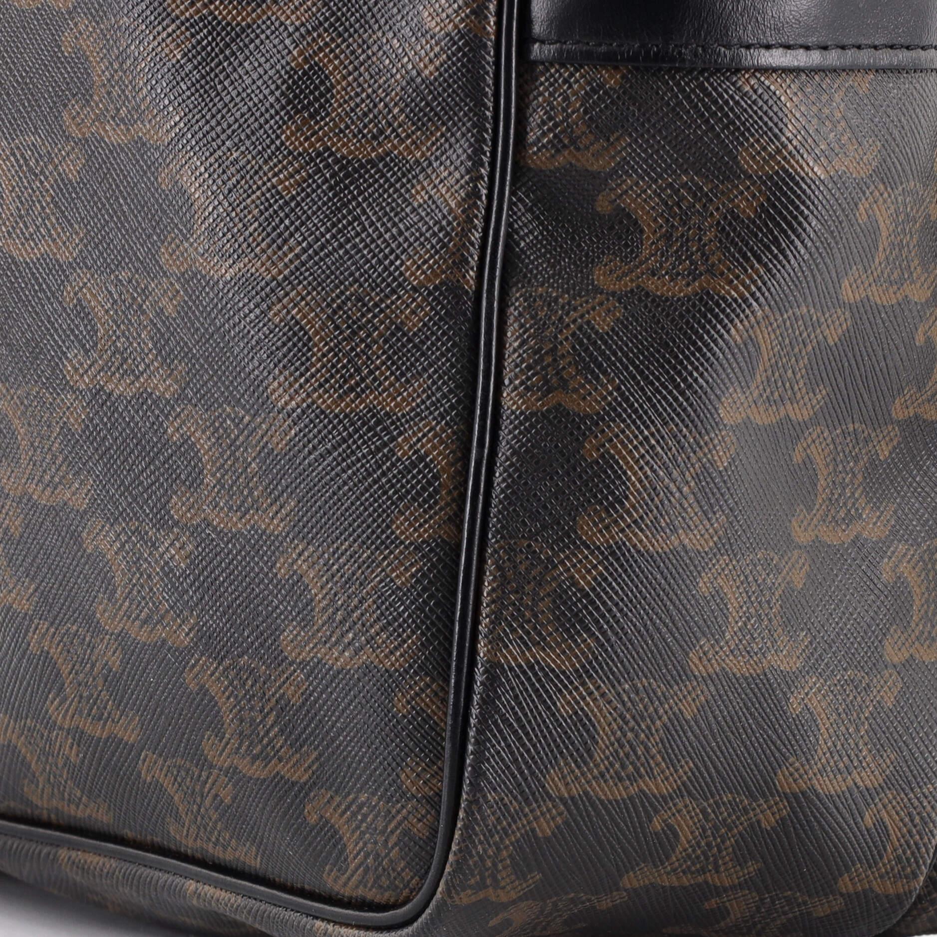 Celine Pocket Messenger Bag Triomphe aus beschichtetem Segeltuch 2