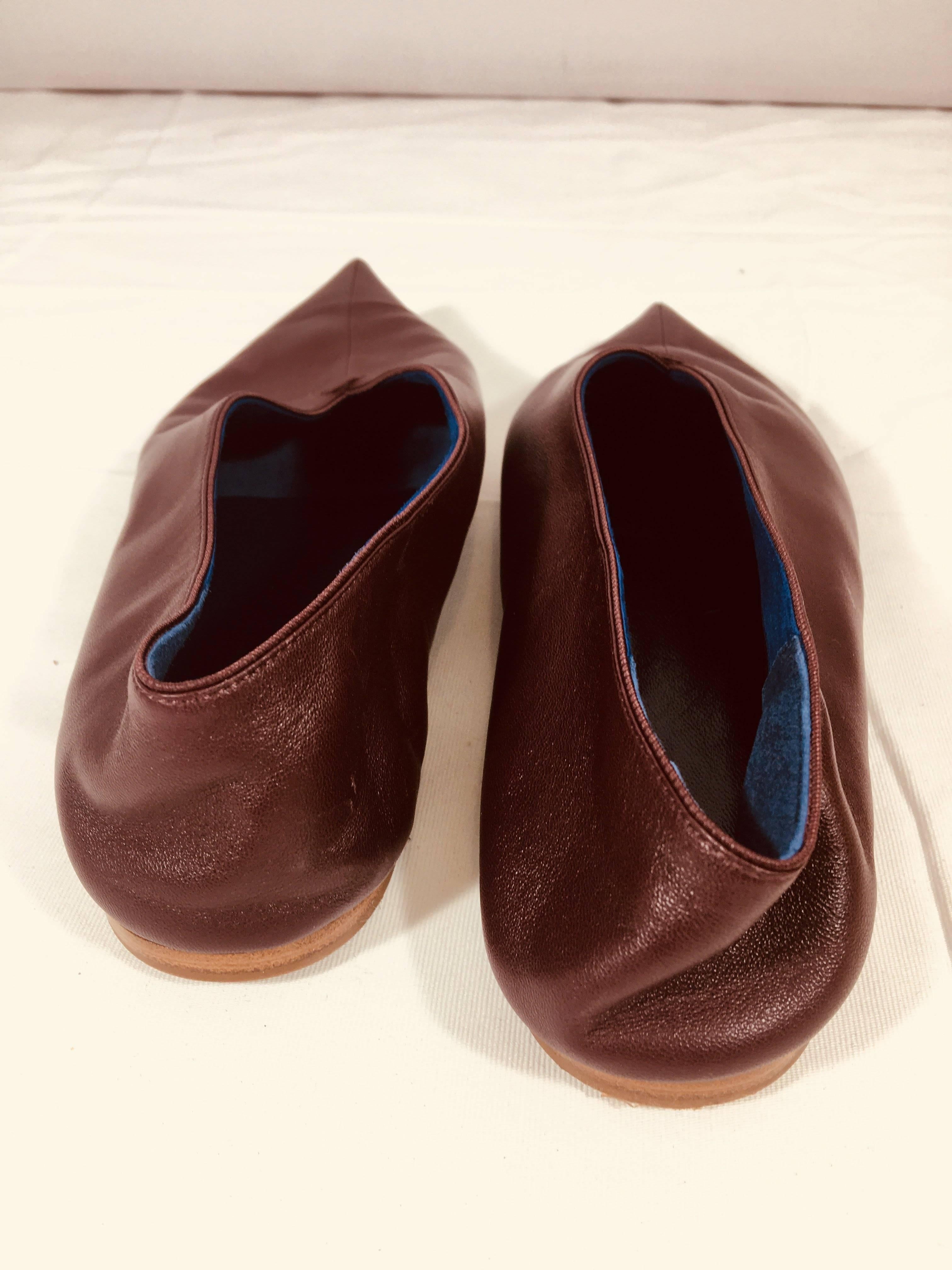 Women's Celine Pointed Leather Flats