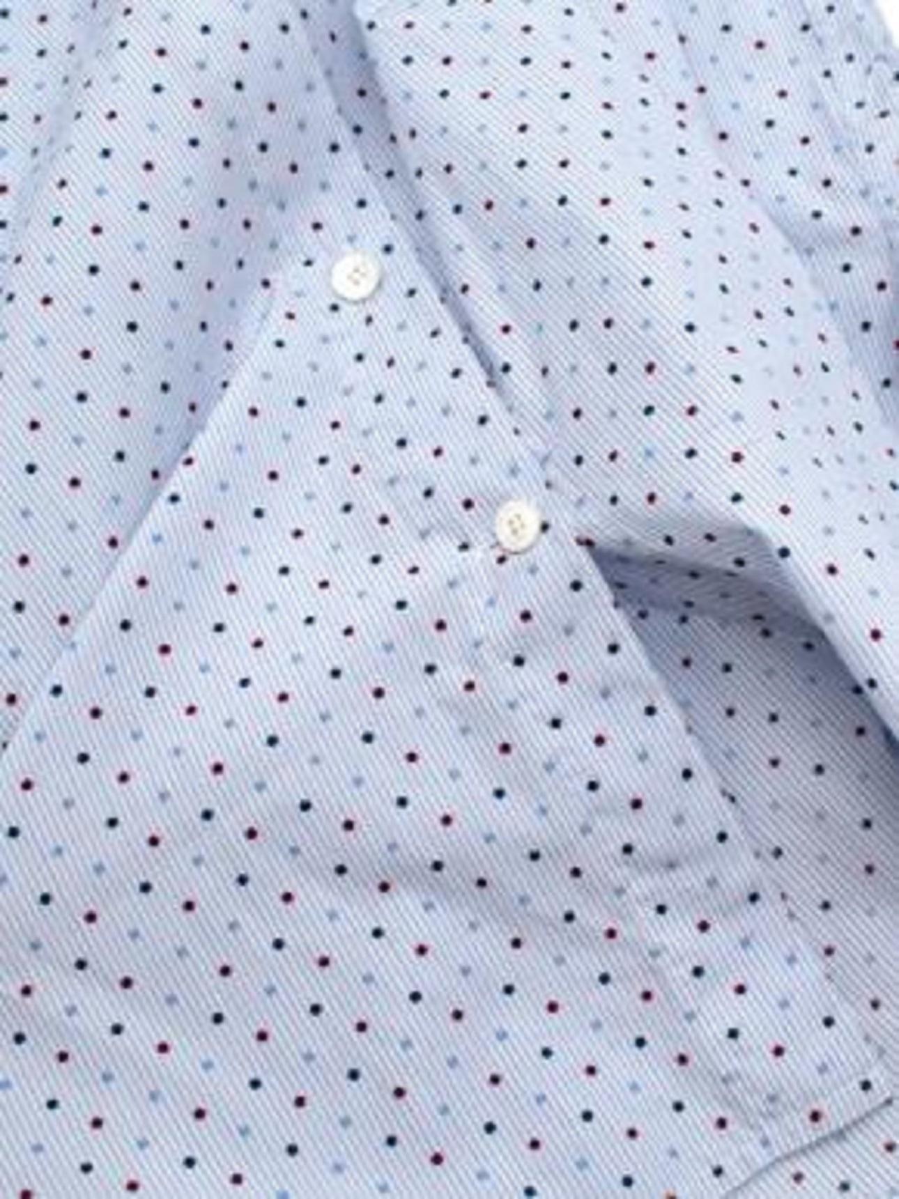 Celine Polka Dot Blue Shirt For Sale 4