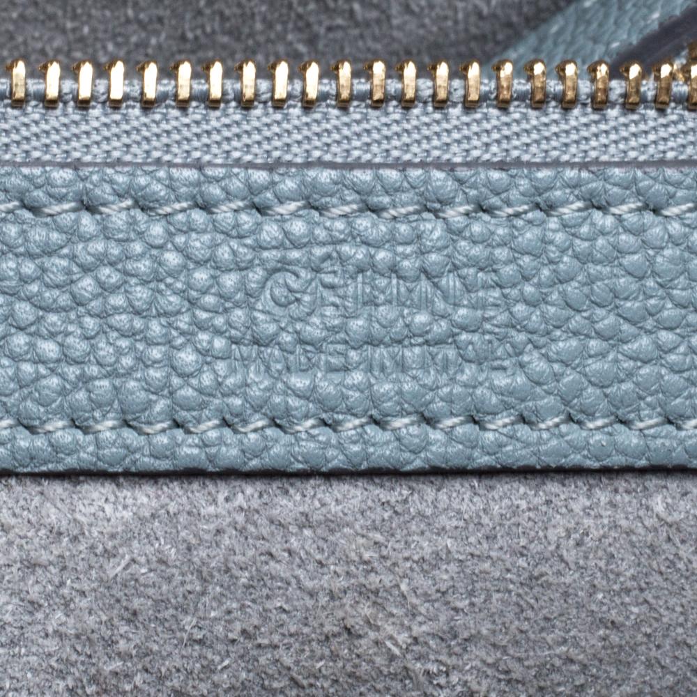 Celine Powder Blue Soft Grained Leather Small Cabas Phantom Tote 2