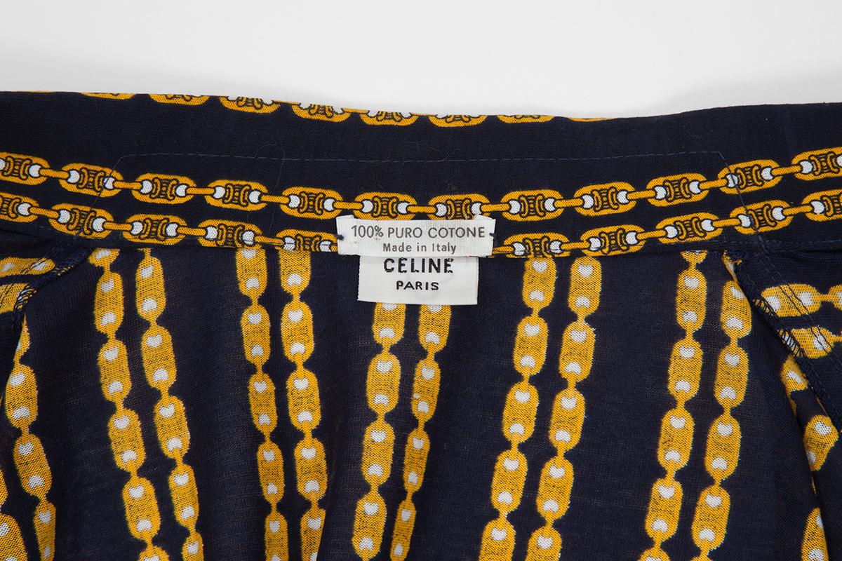 Celine Printed Cotton Day Shirt Blouse 3