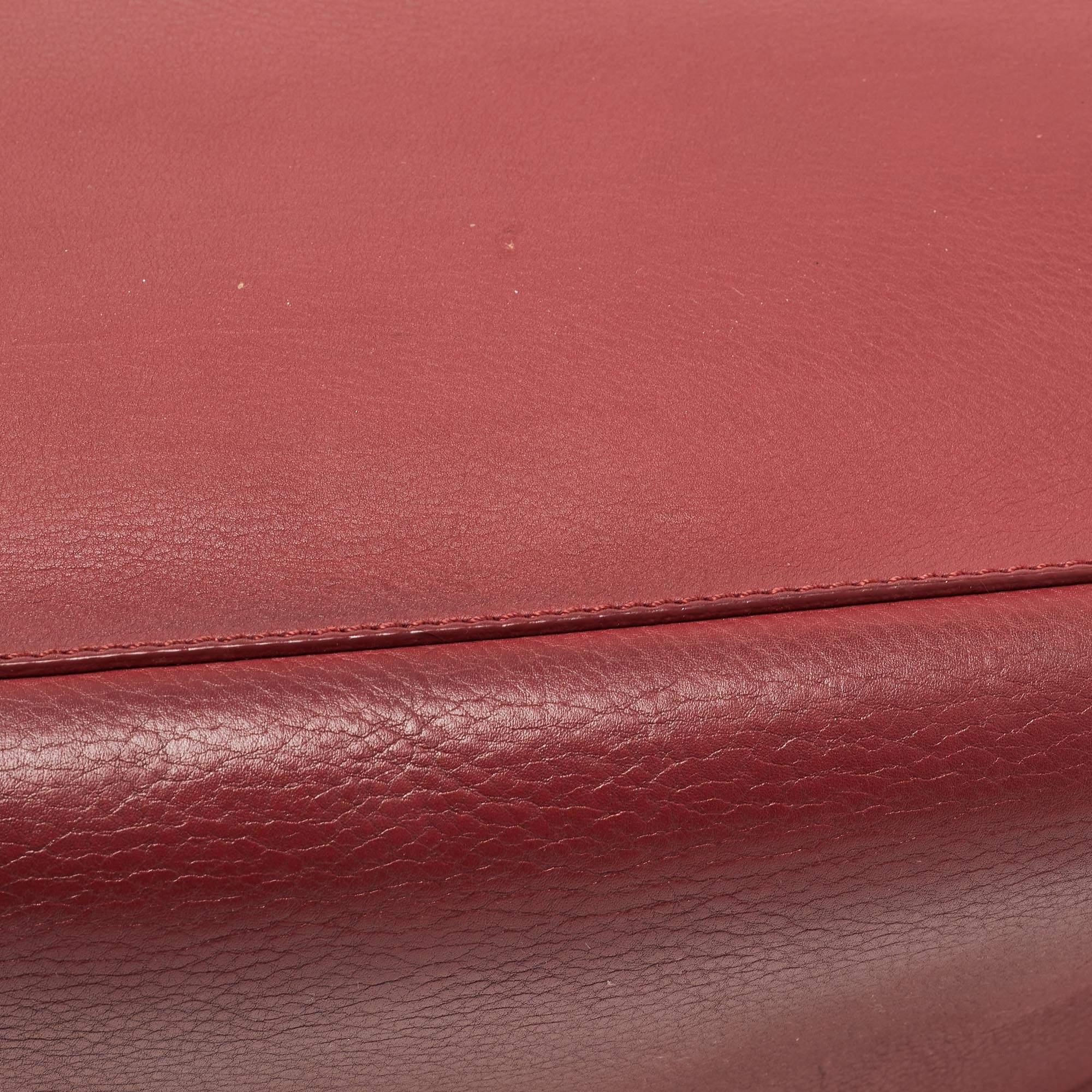 Celine Red Leather Medium Phantom Luggage Tote 2