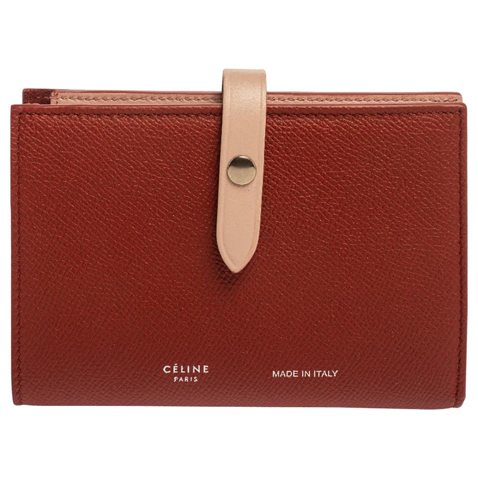 celine strap wallet