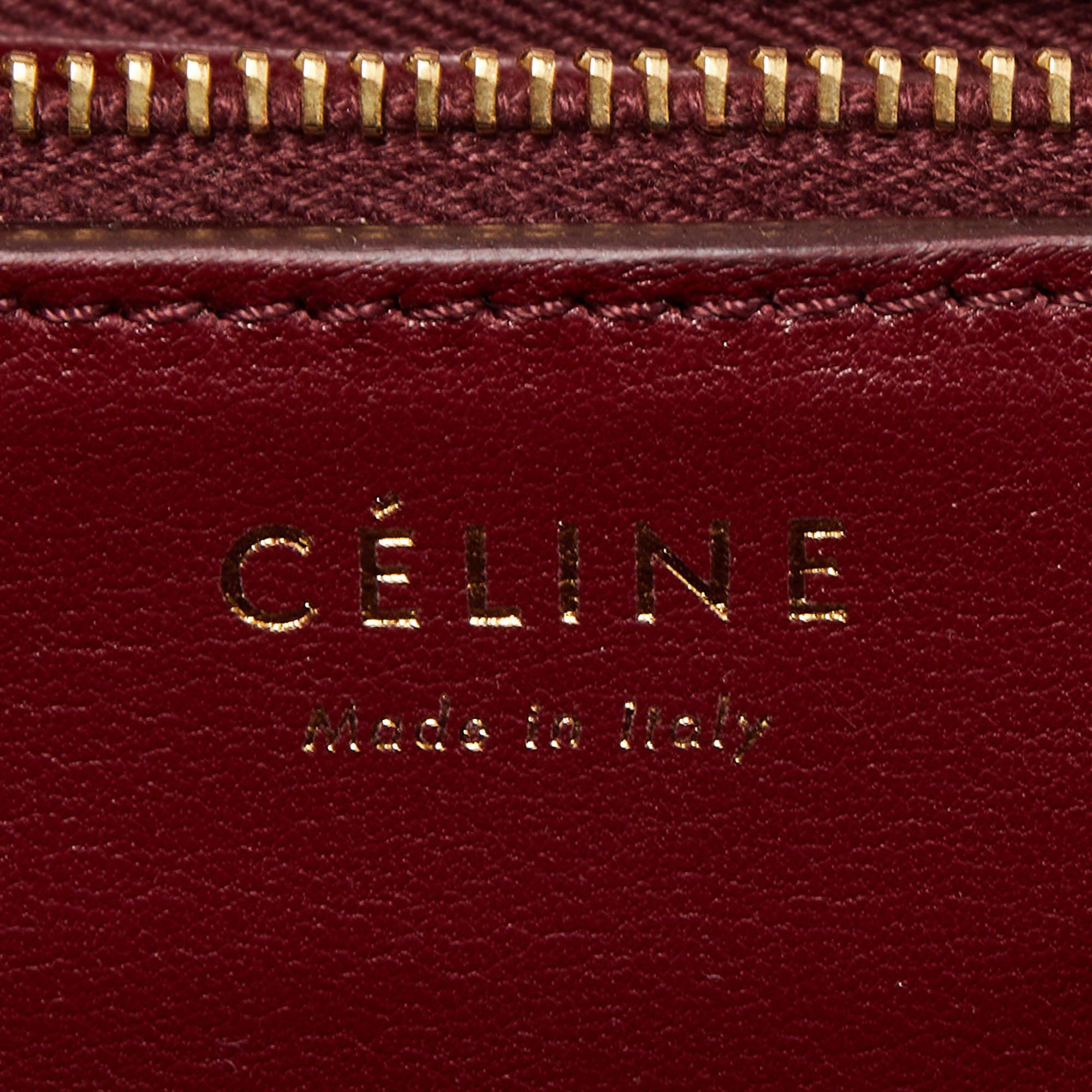 Celine Red Python Medium Classic Box Shoulder Bag 4