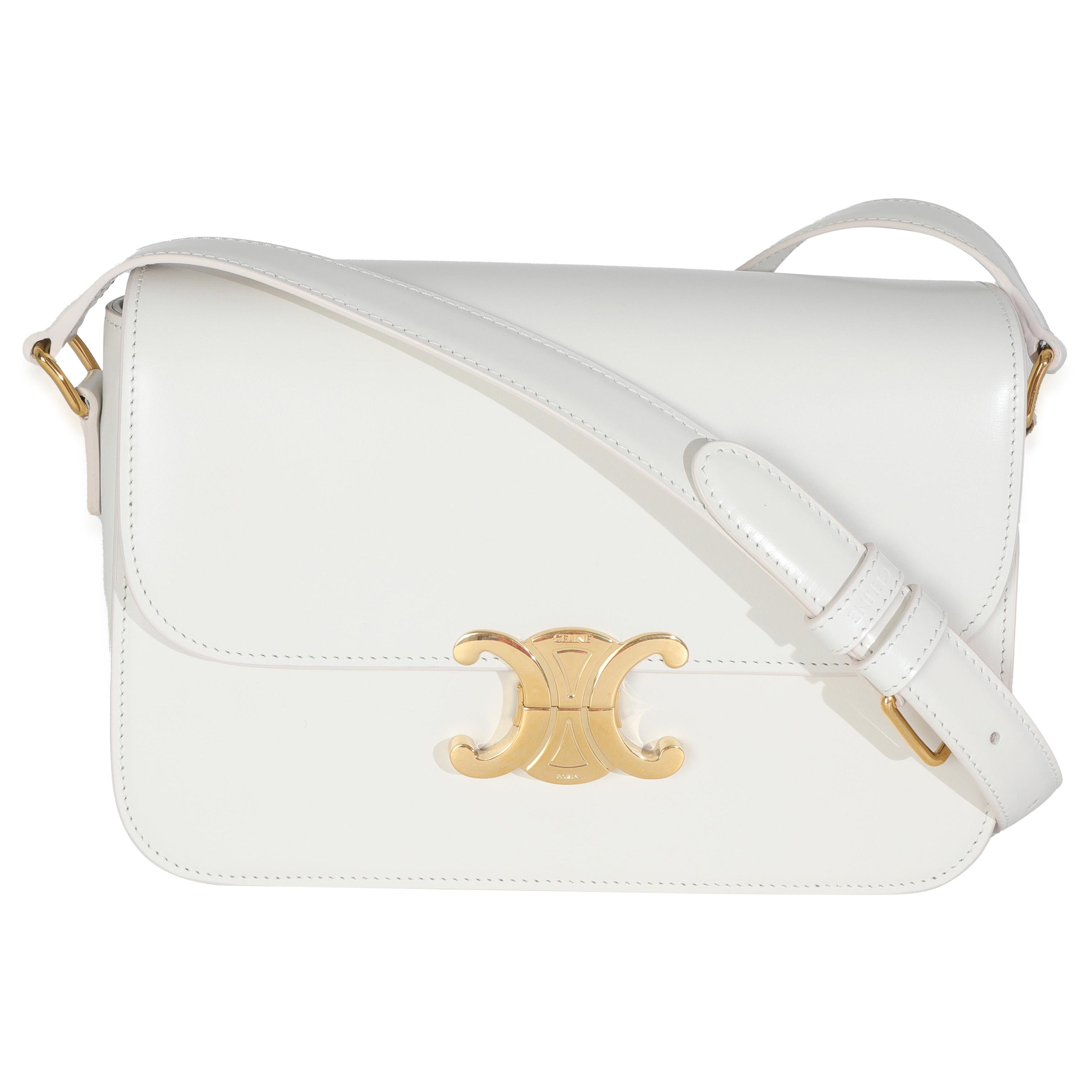 Borsa Classique Triomphe di Celine Rice in vitello lucido