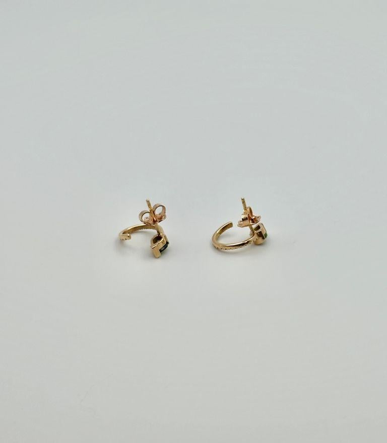 Celine Roelens ADELINE Pendientes curvos sencillos en venta 2