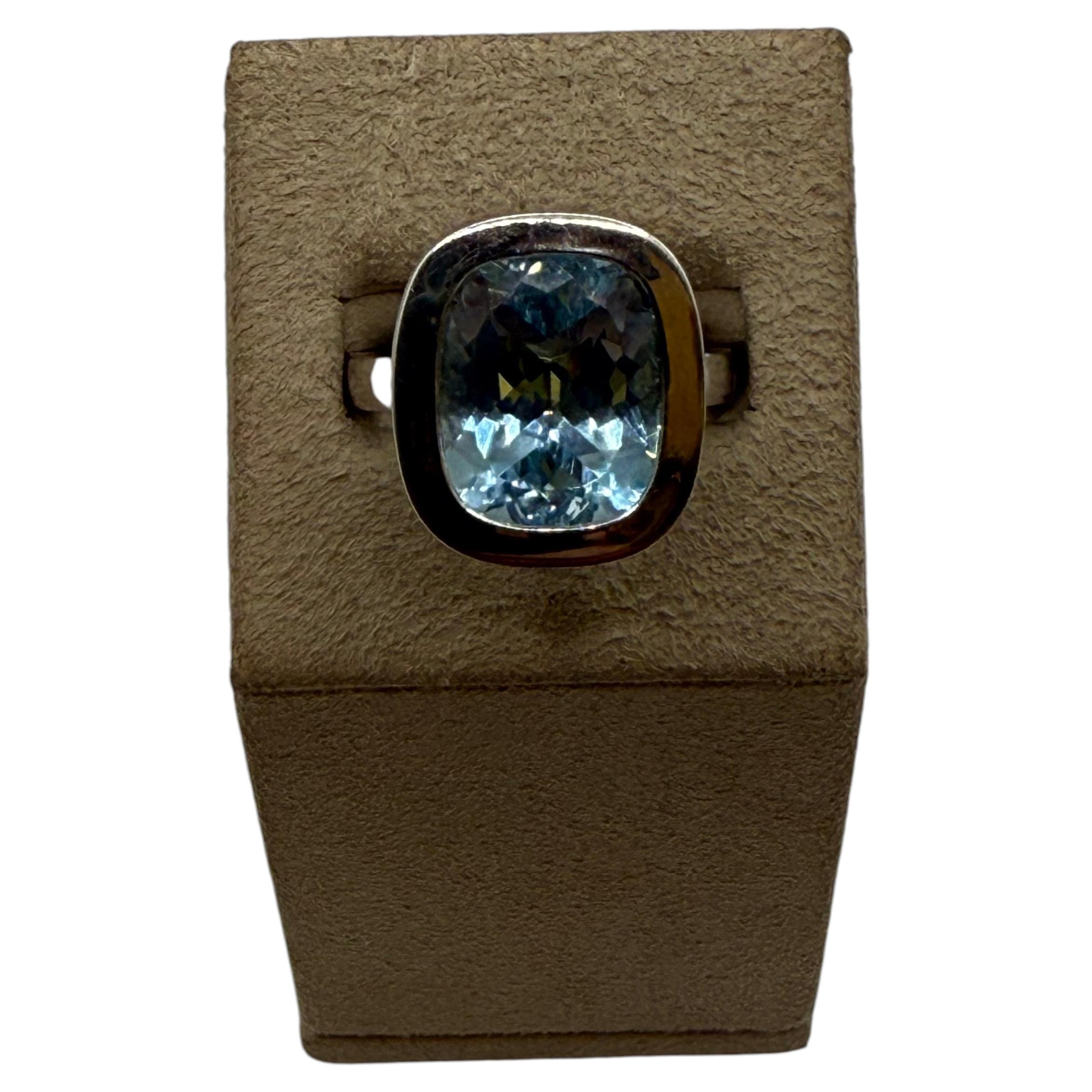 Anello con acquamarina "One Of A Kind" di CELINE ROELENS in vendita