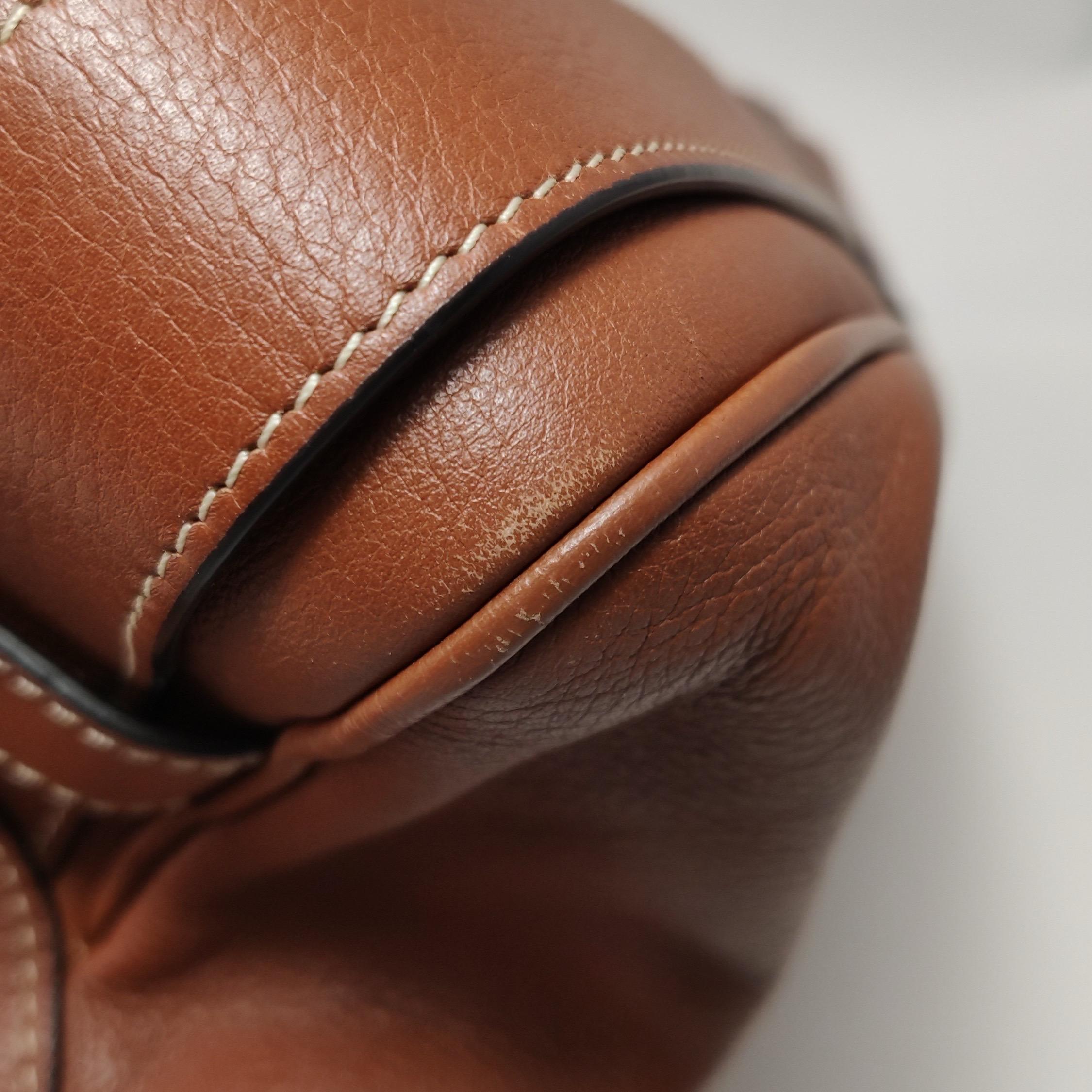 CELINE Romy Medium Brown Calfskin Leather Shoulder Bag 9
