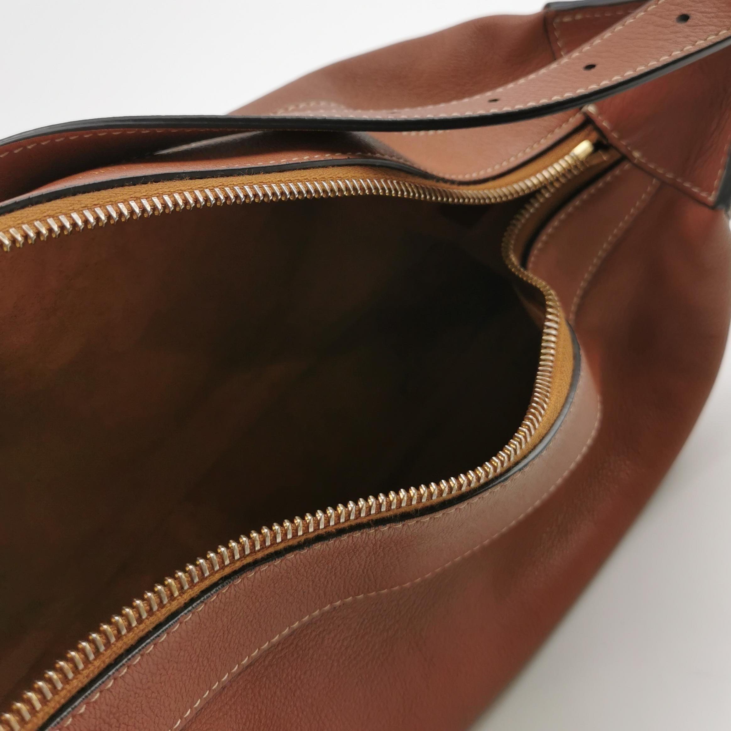 CELINE Romy Medium Brown Calfskin Leather Shoulder Bag 2