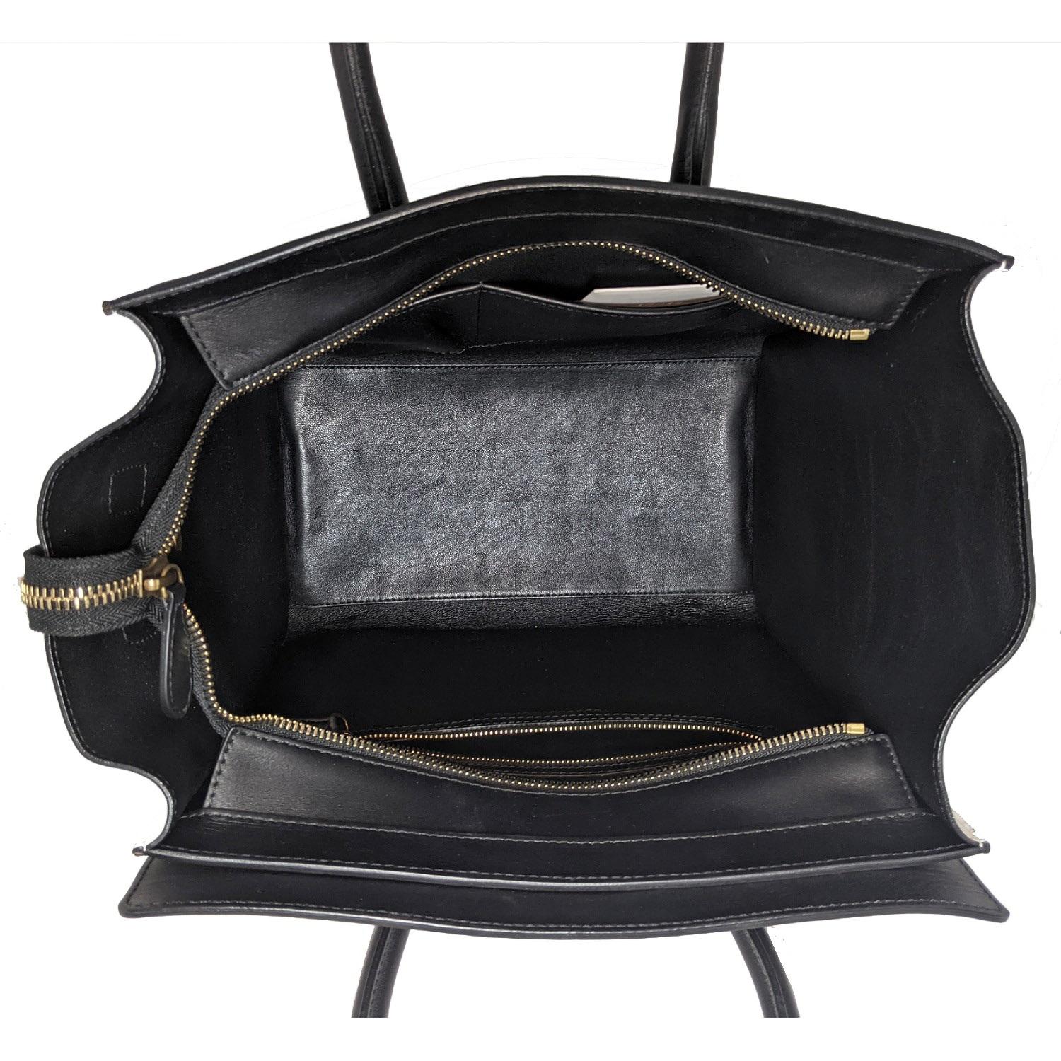 Celine Königsblau Python Tricolor Mini-Gepäck-Tasche im Angebot 2