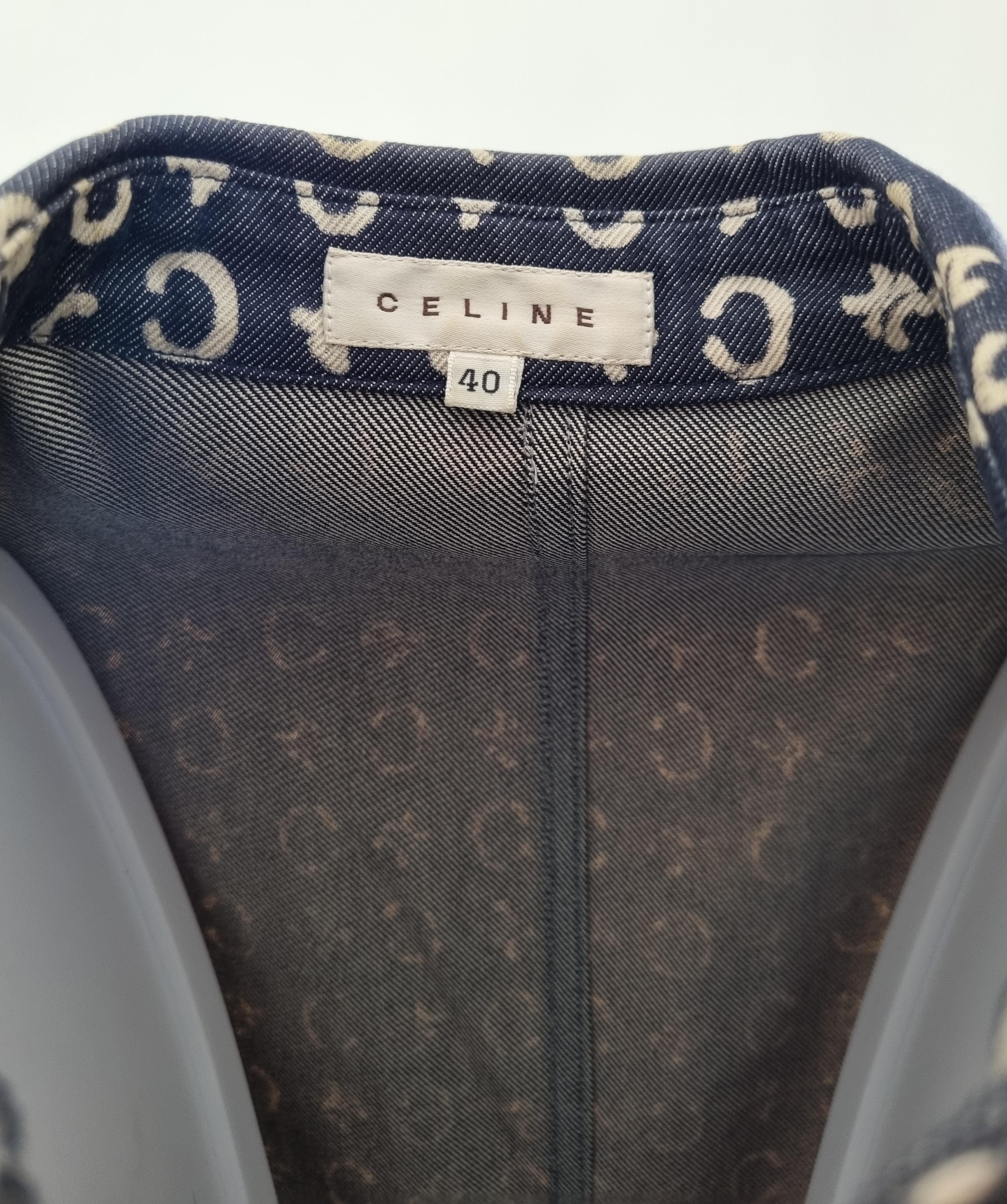 Black Celine runway monogram set, SS 2000 For Sale