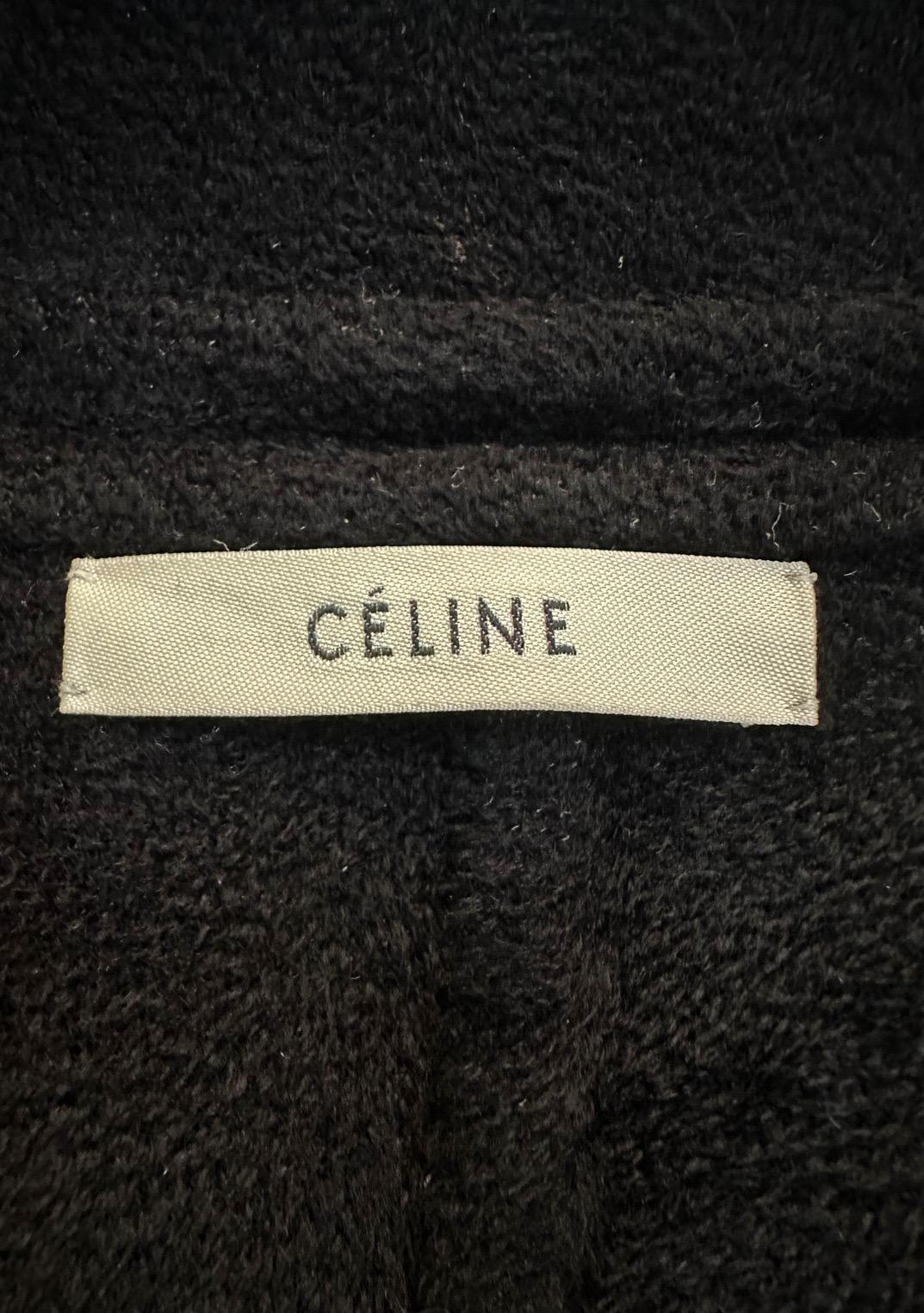 Abrigo Celine Runway Oversized Blanco Acento Negro Talla M en Excelente estado para la venta en Krakow, PL