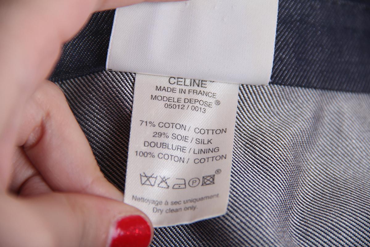 Celine S/S 2004 hibiscus print suit cotton silk For Sale 6