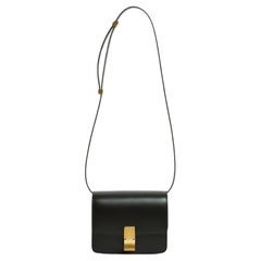 Céline Sac Classic Box Teen Schwarz Leder Classic Teen Umhängetasche NWT Celine