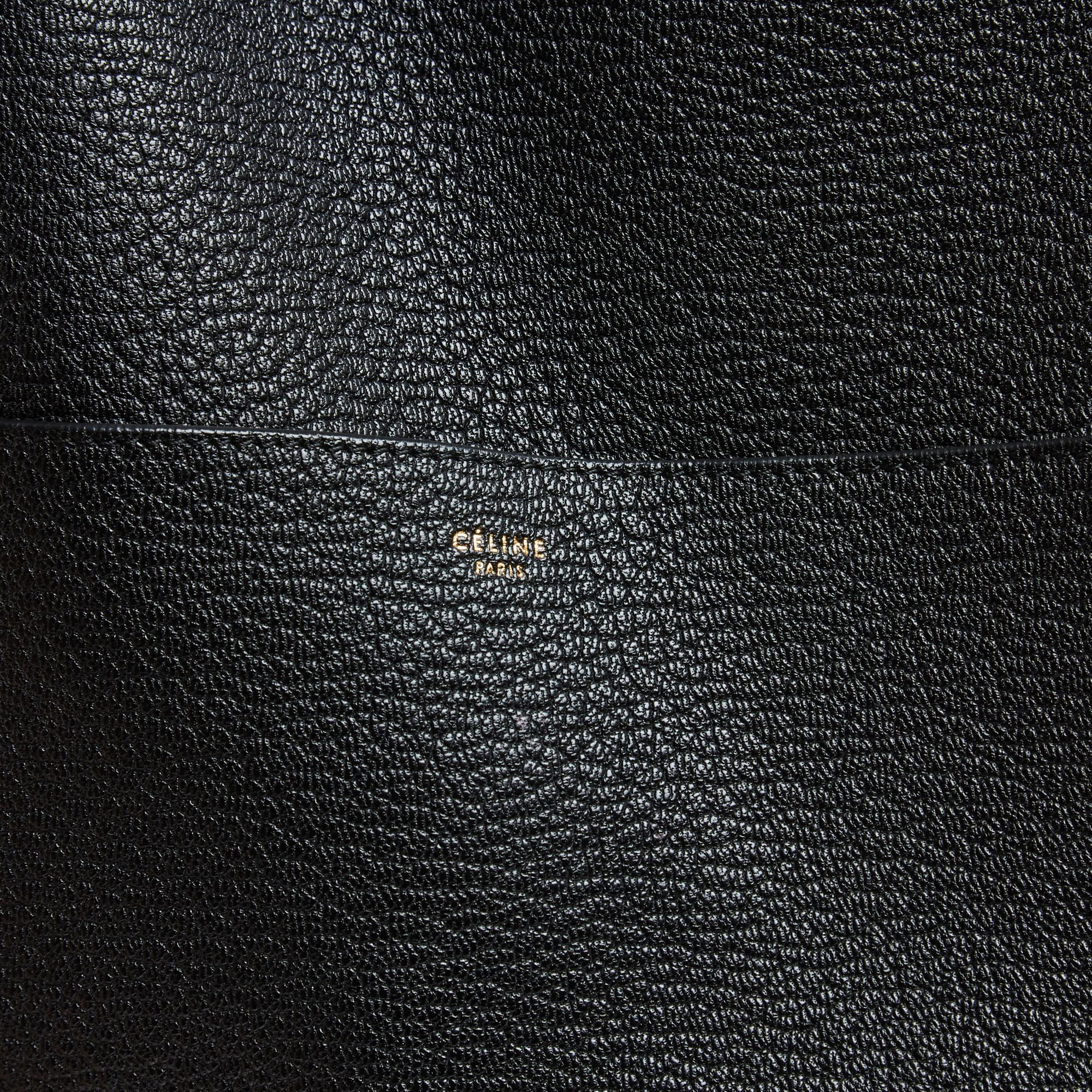 Celine Sac Seau Sangle Black Bucket Bag by Phoebe Philo 2