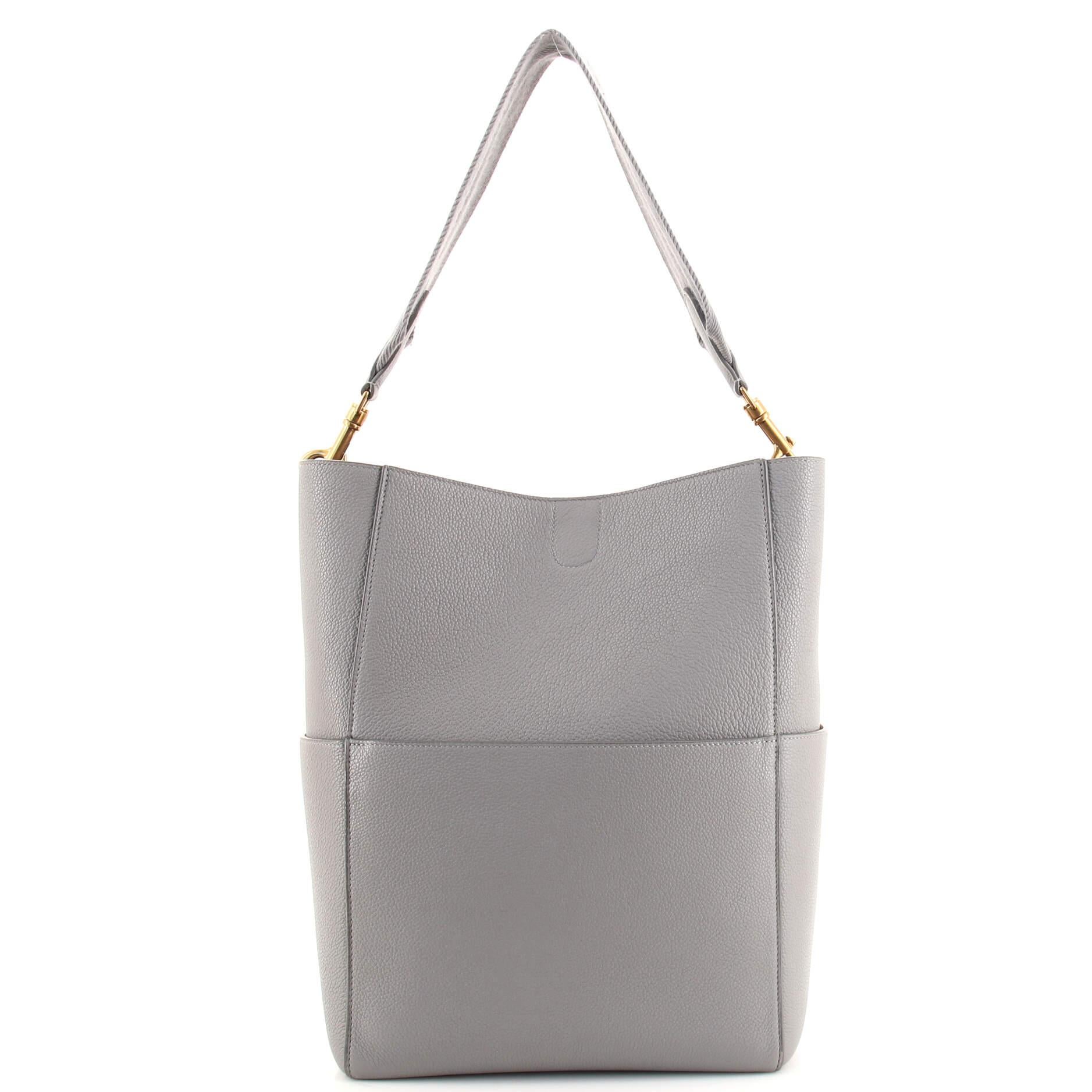 Celine Sangle Seau Bag Calfskin Large In Good Condition In NY, NY