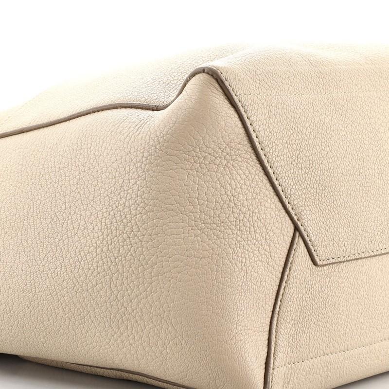 Beige Celine Sangle Seau Bag Calfskin Large