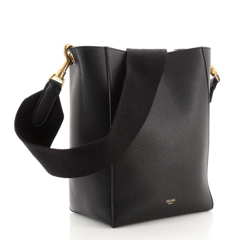 celine sangle small bucket bag