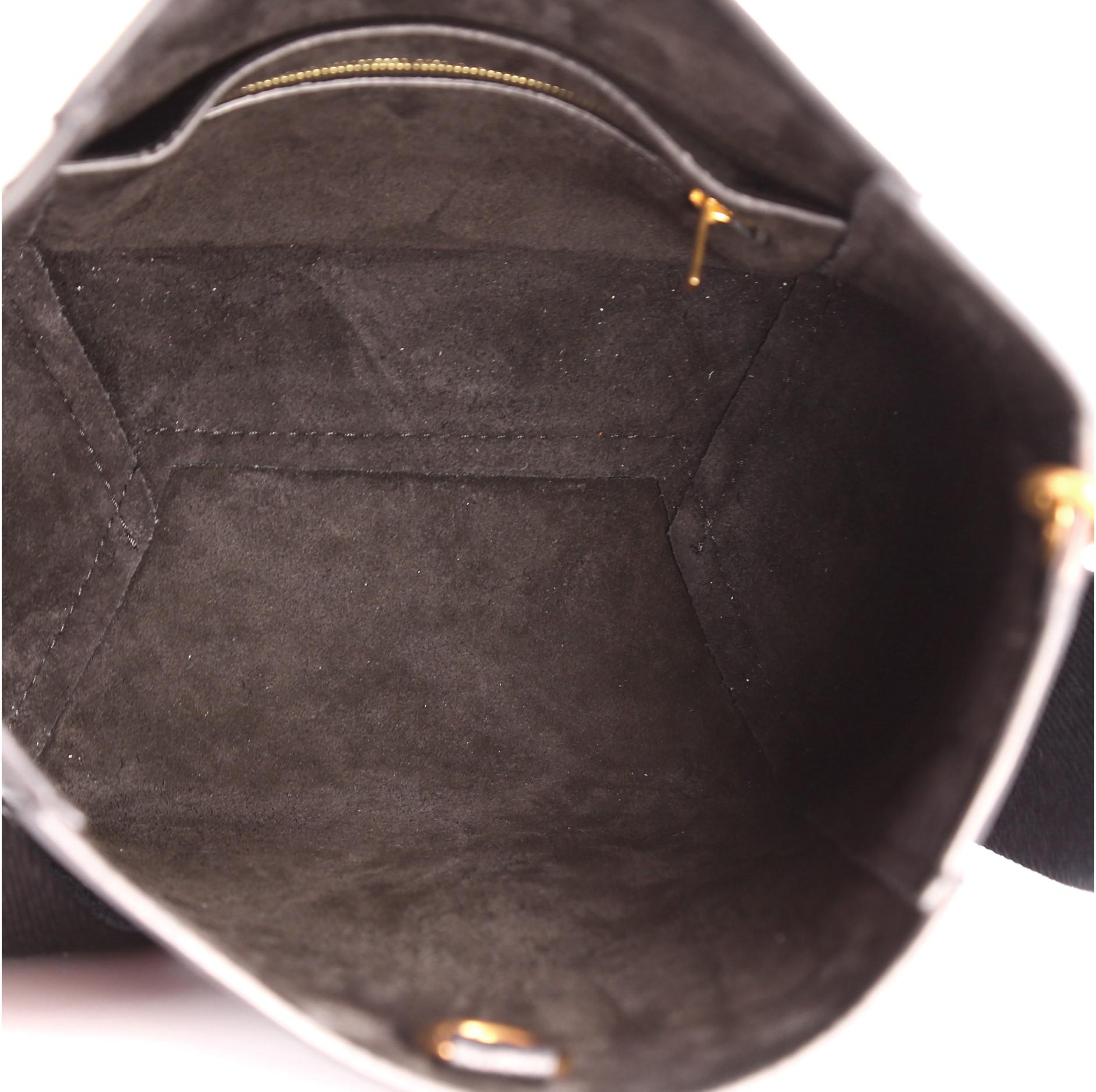 Black Celine Sangle Seau Bag Calfskin Small