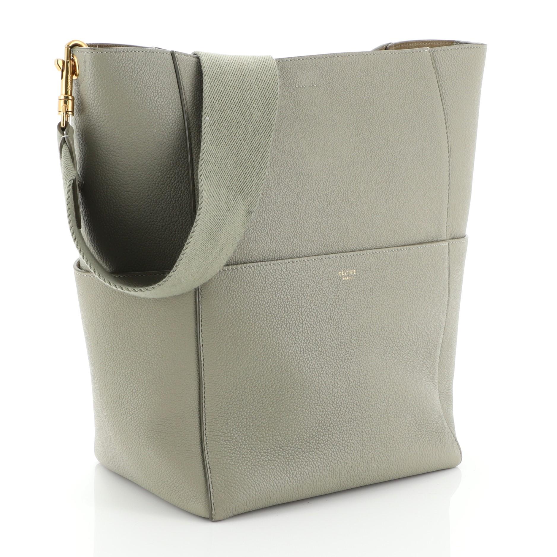 Celine Sangle Seau Bag Goatskin Large at 1stDibs celine sangle