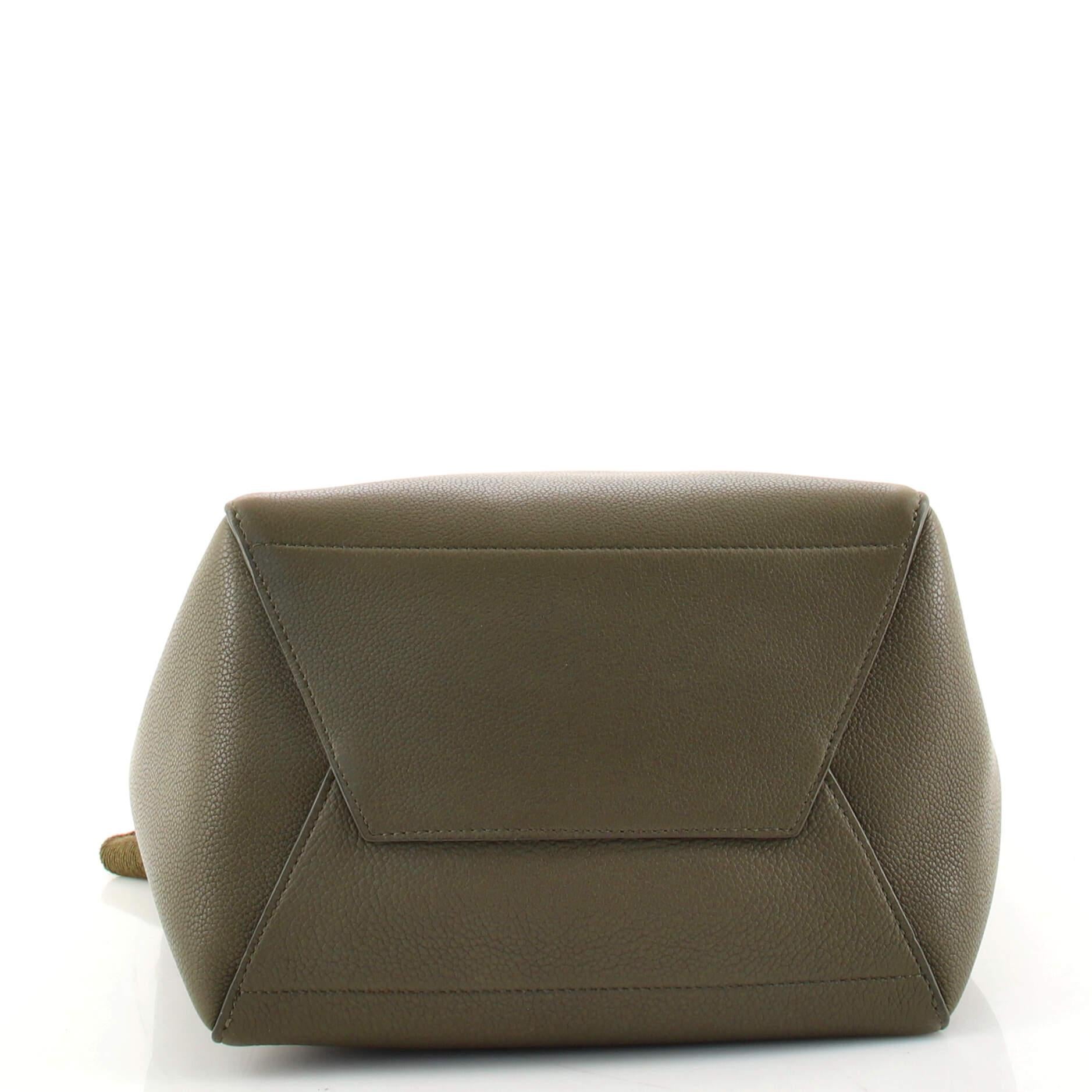 Celine Sangle Seau Bag Goatskin Large In Good Condition In NY, NY