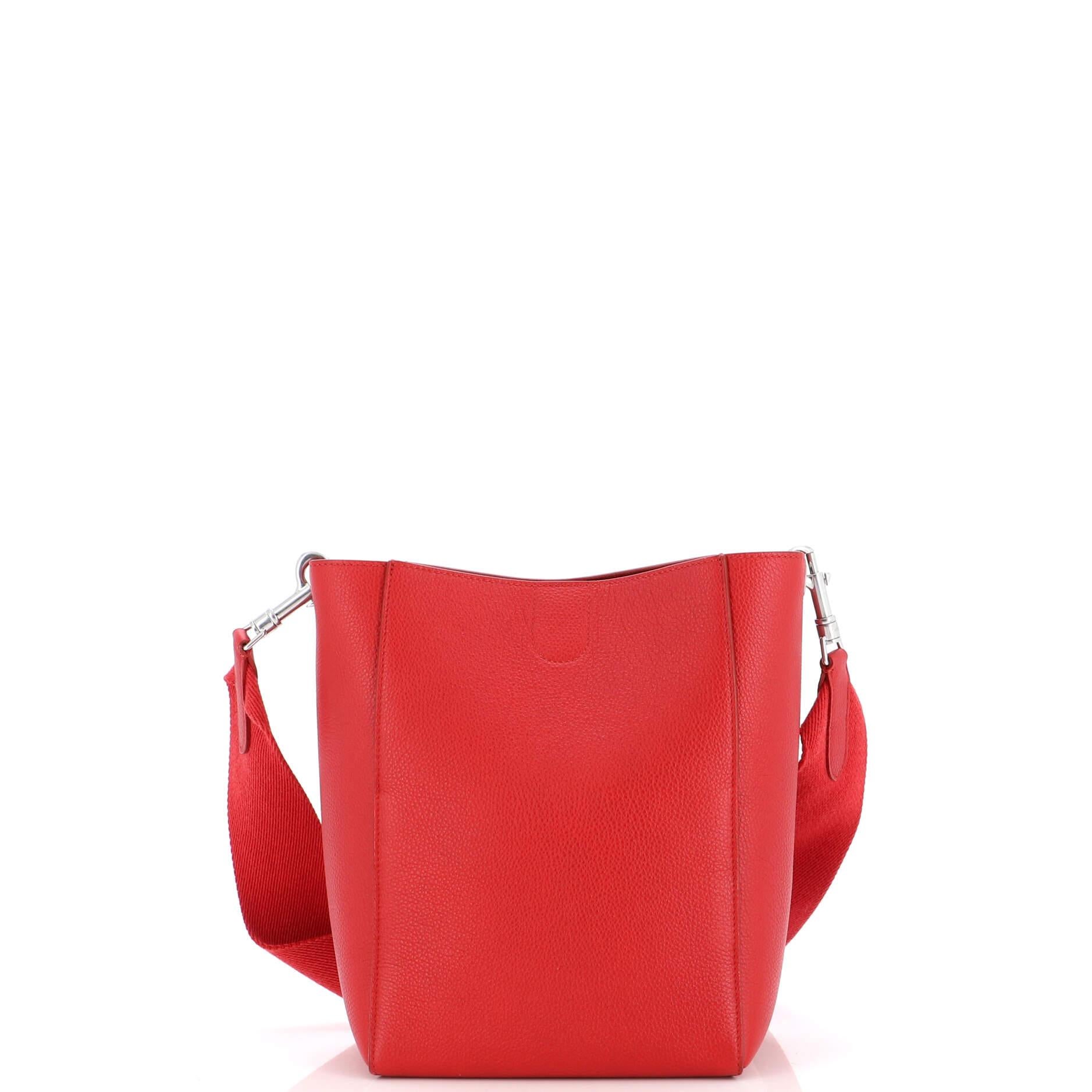 Celine Sangle Seau Bag Goatskin Small In Good Condition For Sale In NY, NY