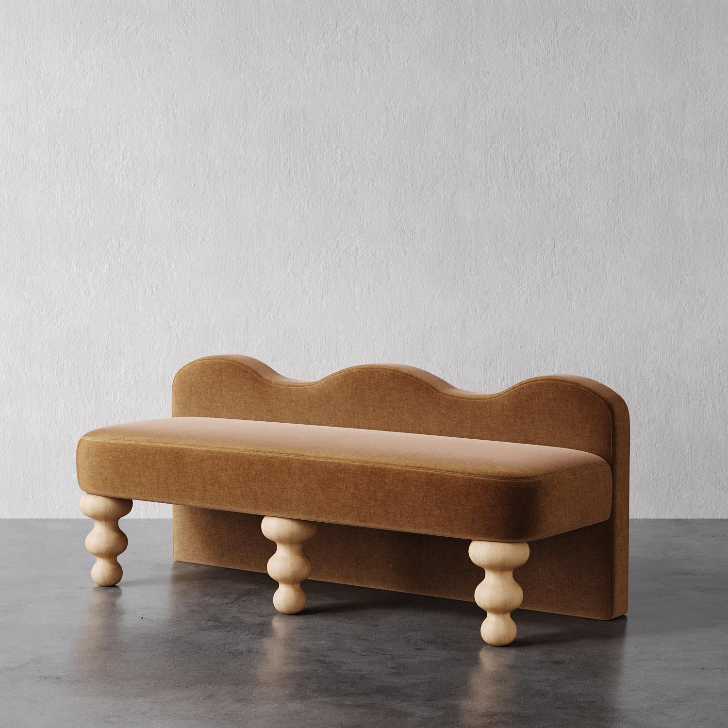 XXIe siècle et contemporain Banc festonné 