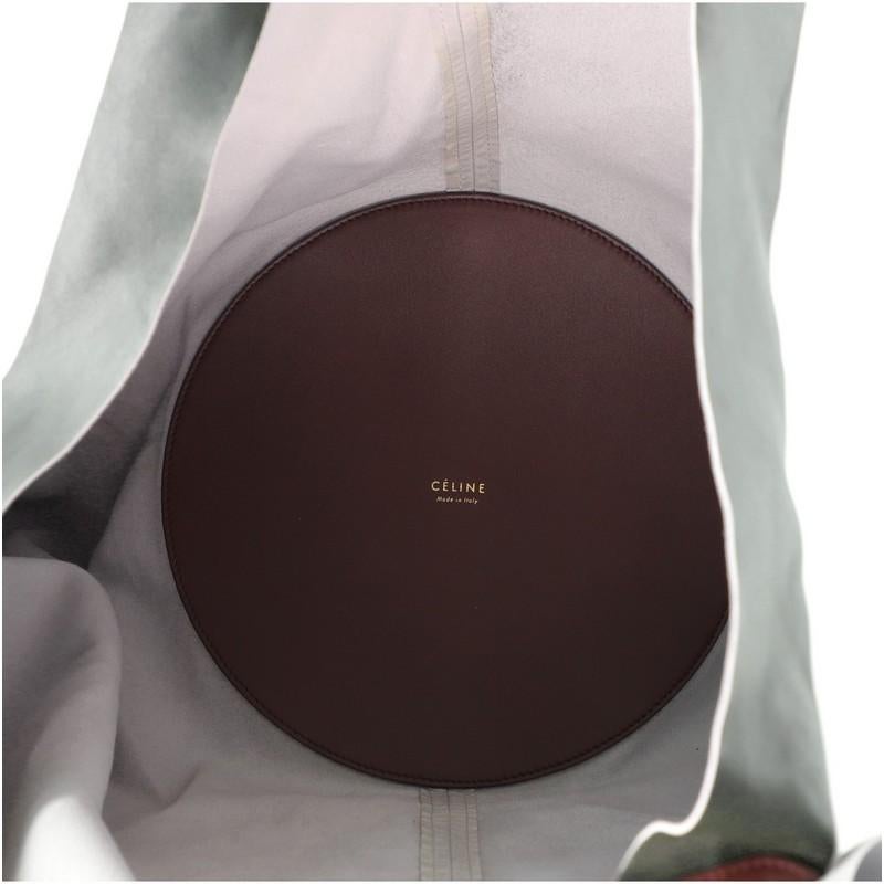 Gray Celine Scarf Bag Printed Leather