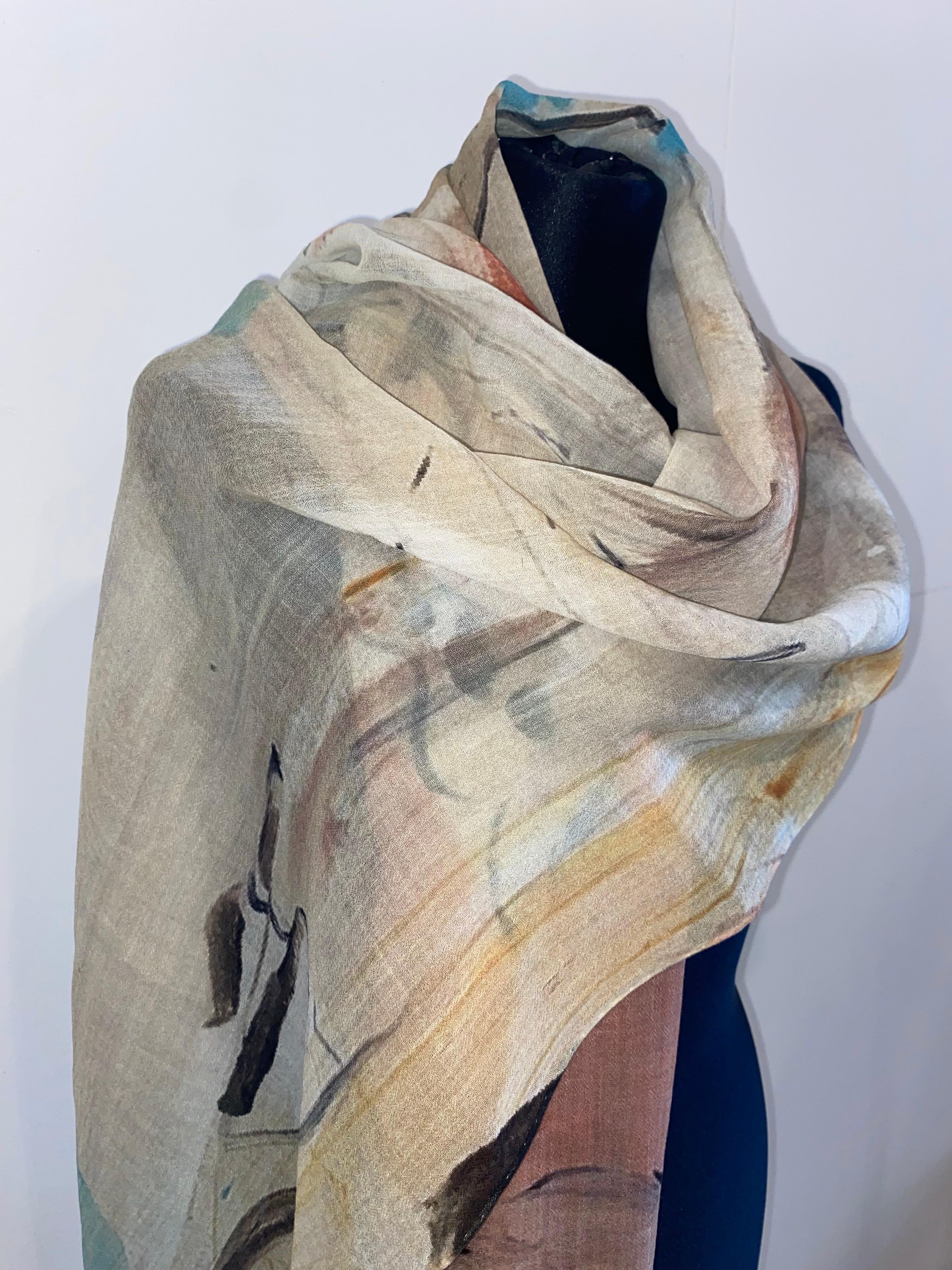 Céline stole. The composition label is missing but it should be made of wool.
In perfect condition

225 cm x 54 cm
