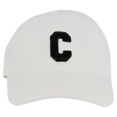Celine Sequin Embellished Cotton Twill Baseball Cap Small
