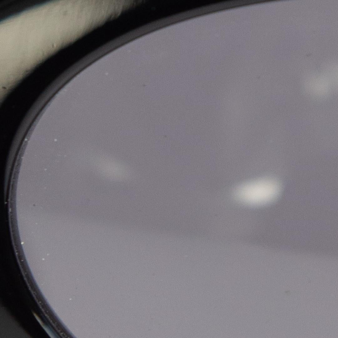 Céline Shiny Black Oval Triomphe Sunglasses 2