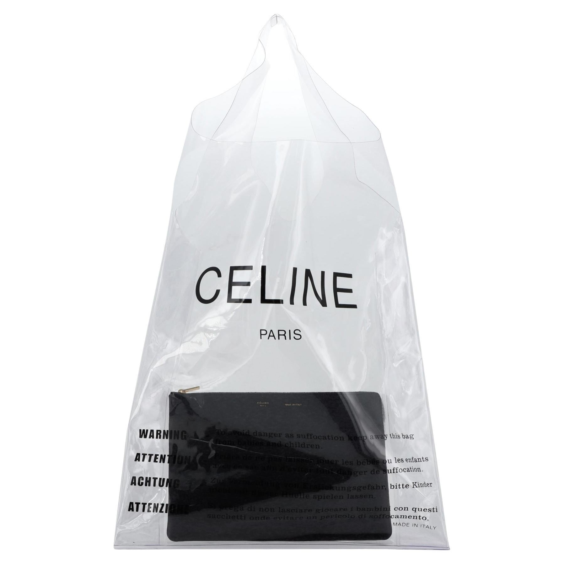 Celine Shopping Bag PVC and Leather at 1stDibs | celine pvc bag, jouer tote  bag, celine plastic bag