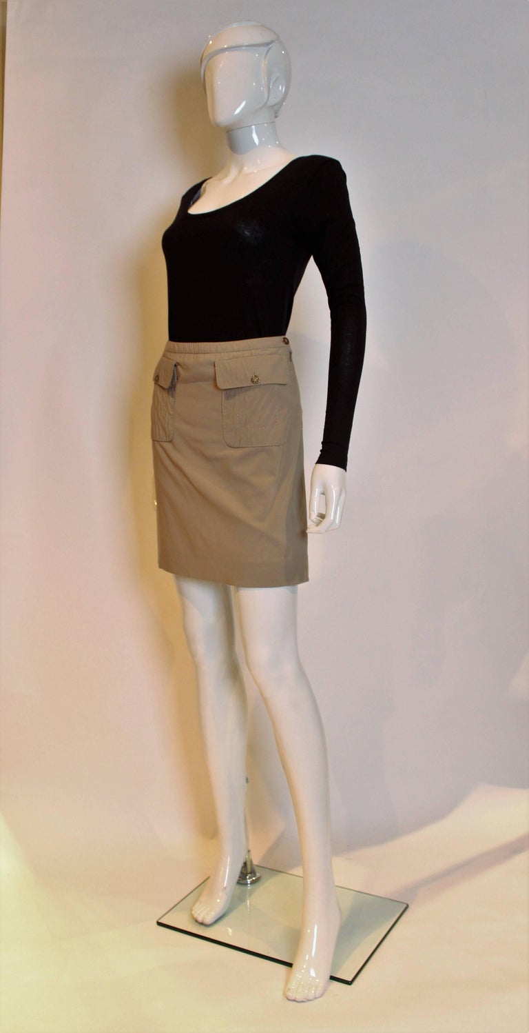 Celine Short Wool Skirt