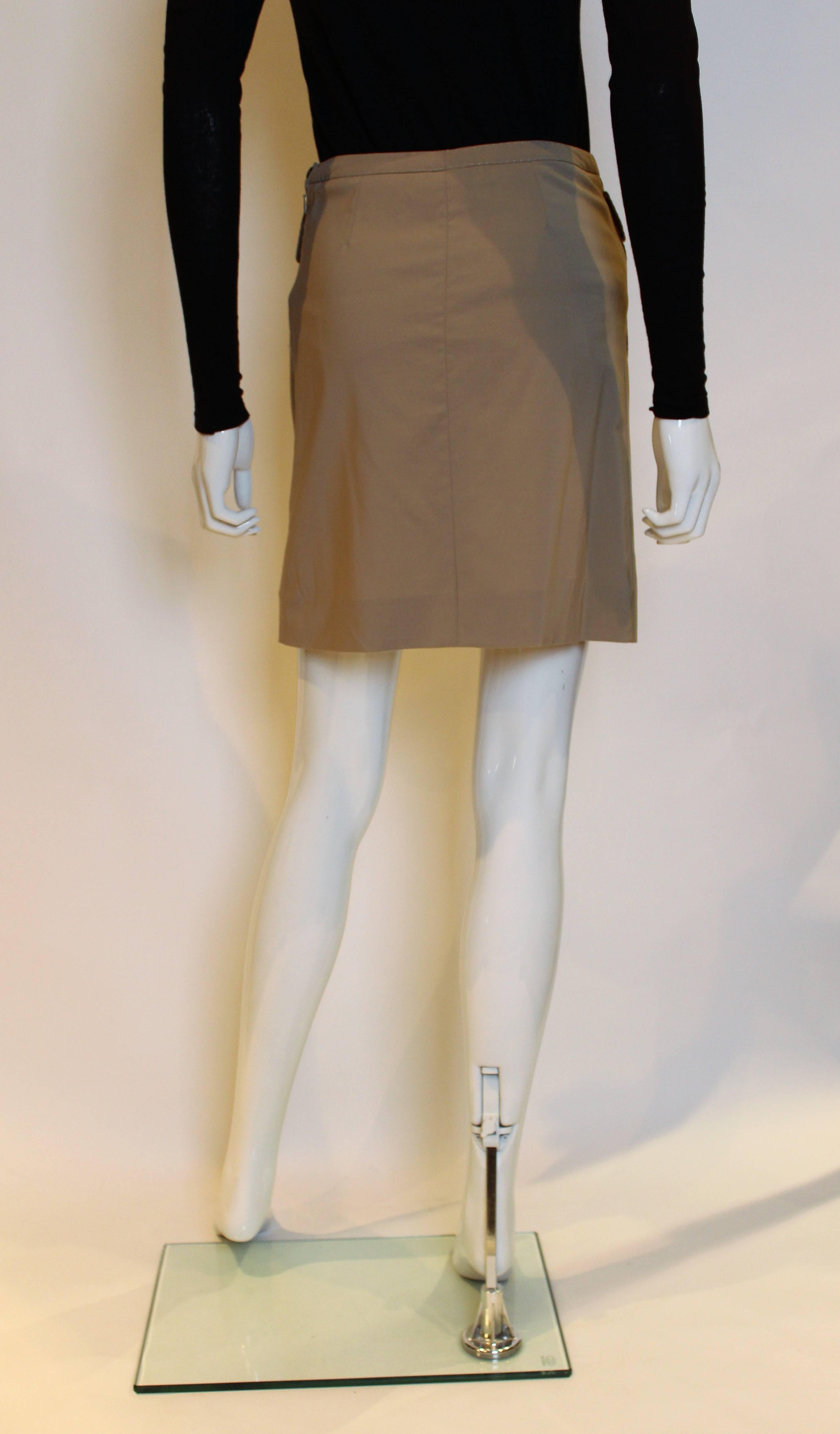 Women's Celine Short Wool Skirt For Sale
