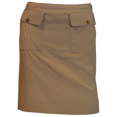 Retro Celine Short Wool Skirt