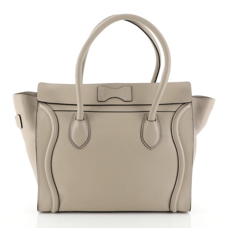 Celine Shoulder Luggage Bag Leather at 1stDibs