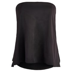 Celine Silk Black Corset Top