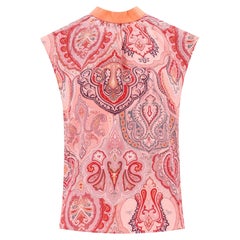 Top Celine in seta con stampa paisley di Phoebe Philo