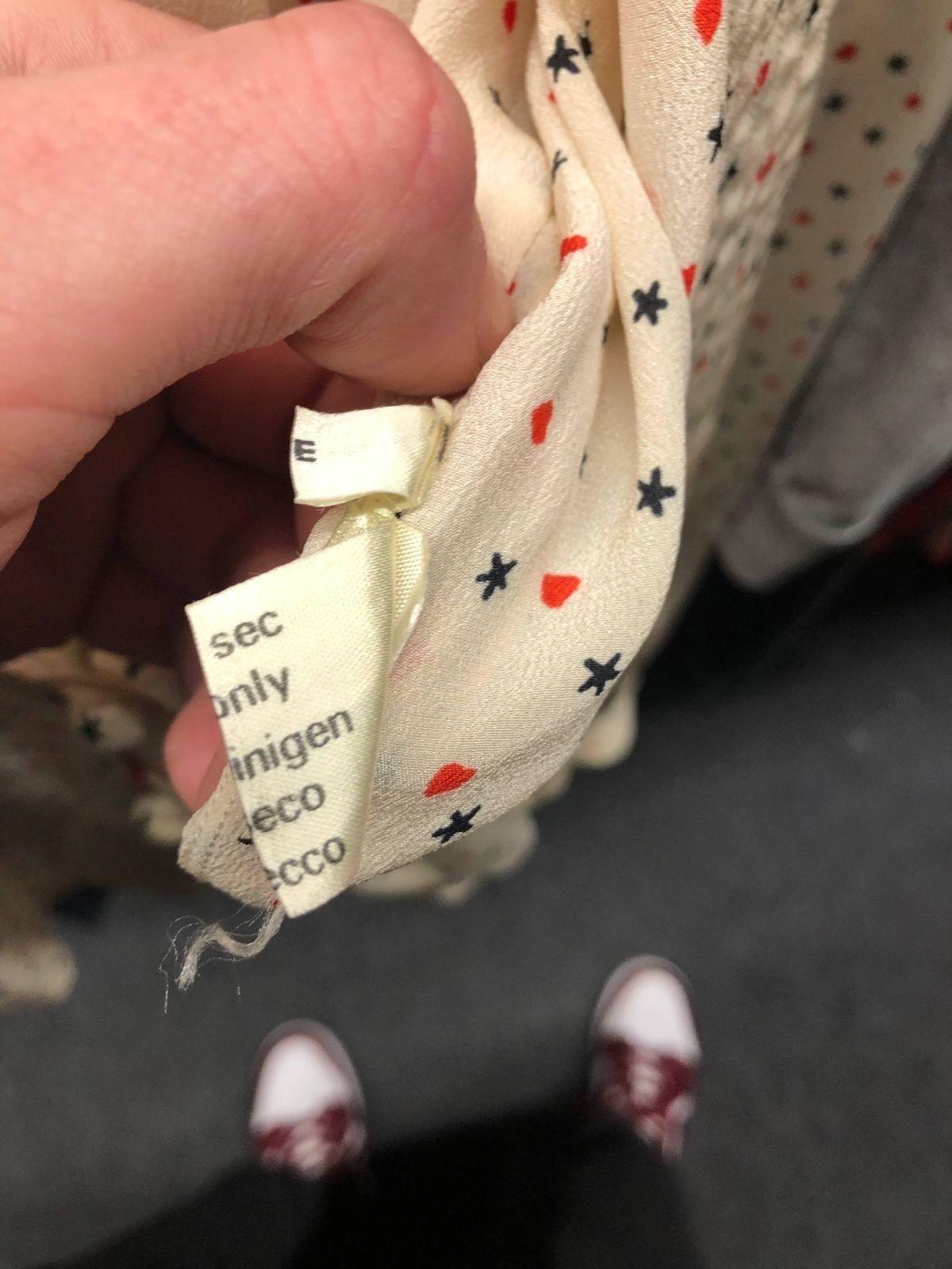 Celine Silk Printed Blouse & Skirt Set - Size FR44 For Sale 2