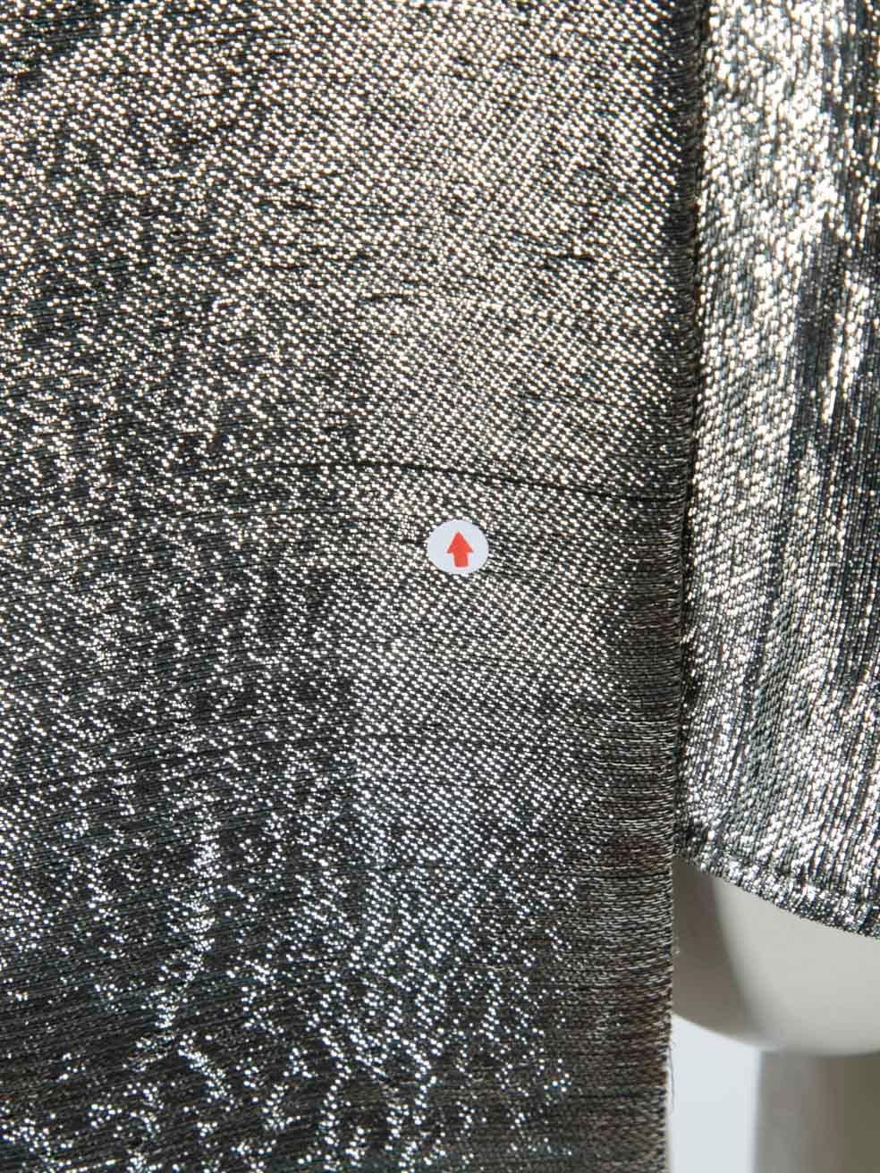 Céline Silver Silk Neck Tie Detail Blouse Size XS In Good Condition In London, GB