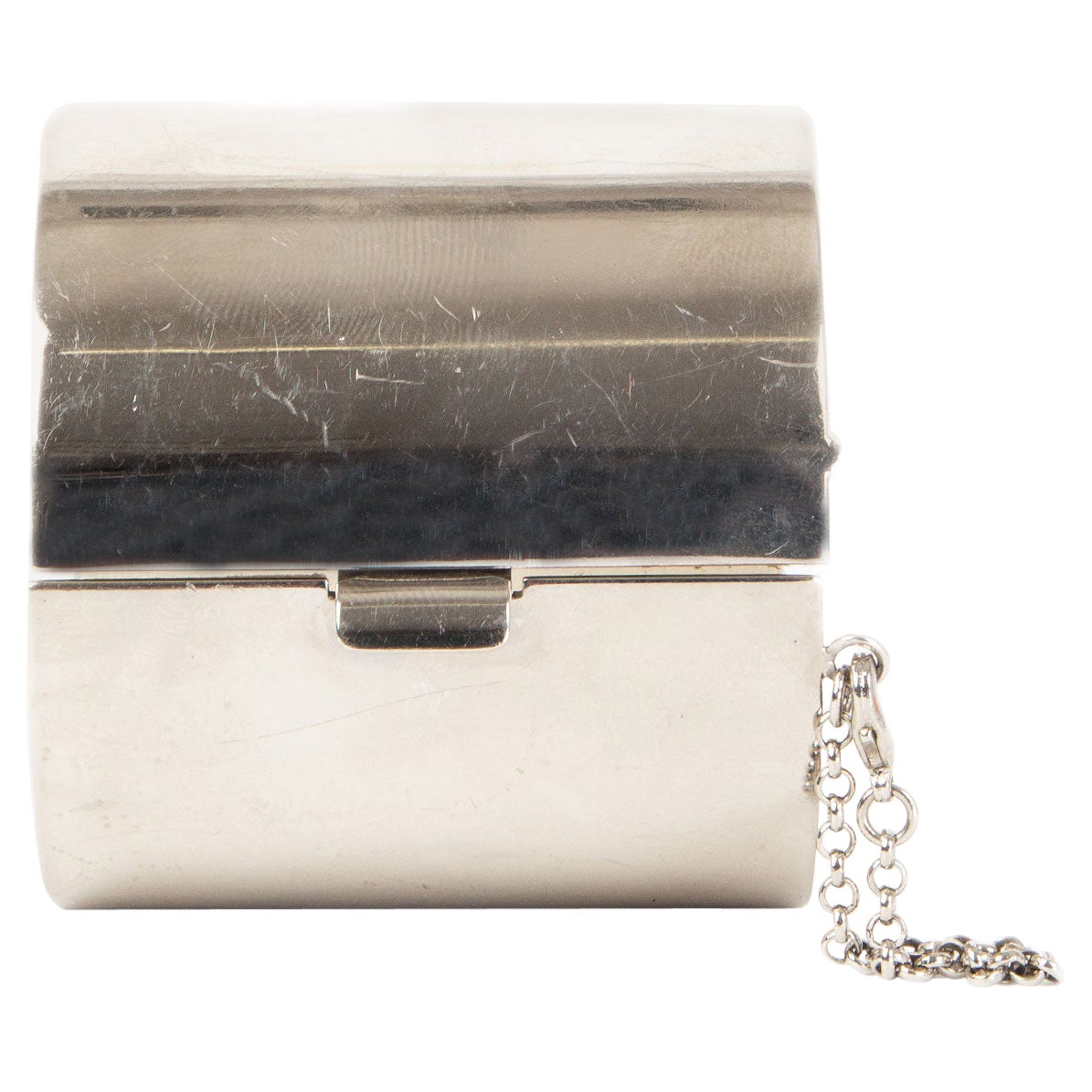CELINE metal tono plata MANCHETTE ANCHA Brazalete M
