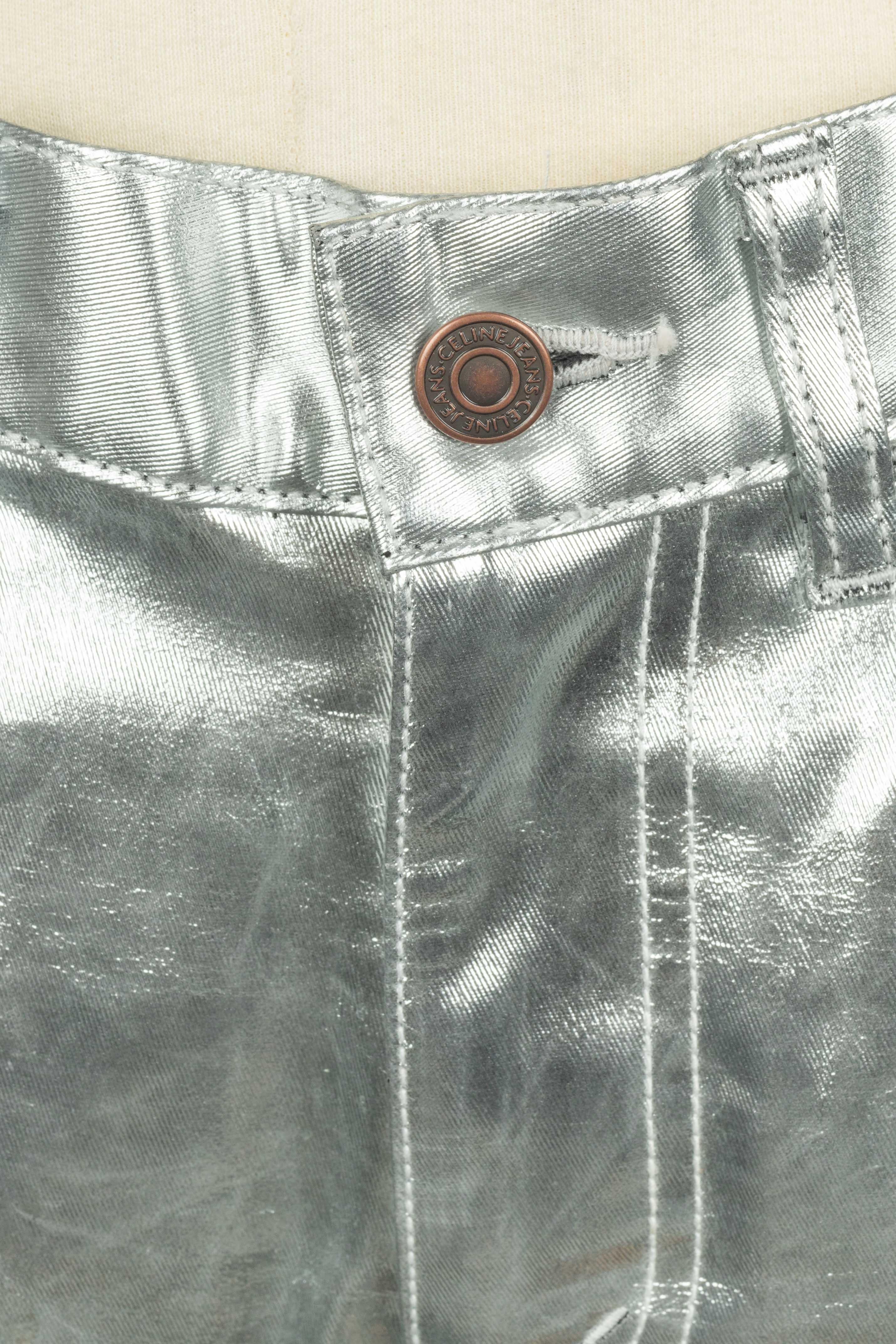 De las mujeres Pantalones plateados Celine en venta