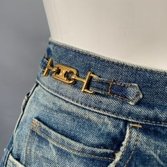 CELINE Size 29 Blue Denim Zip Fly Jeans