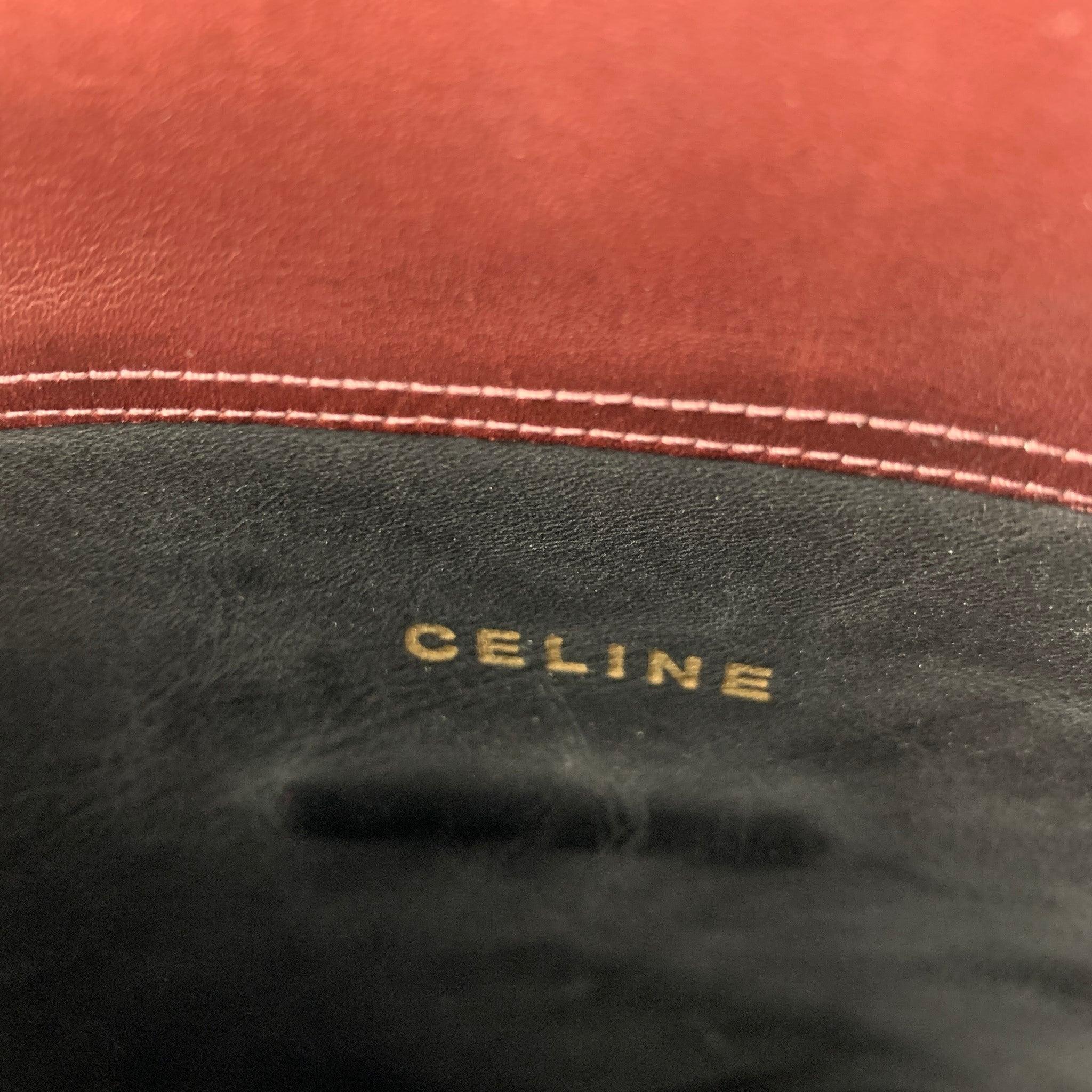 CELINE Size 7 Black Brown Pull On Boots For Sale 3