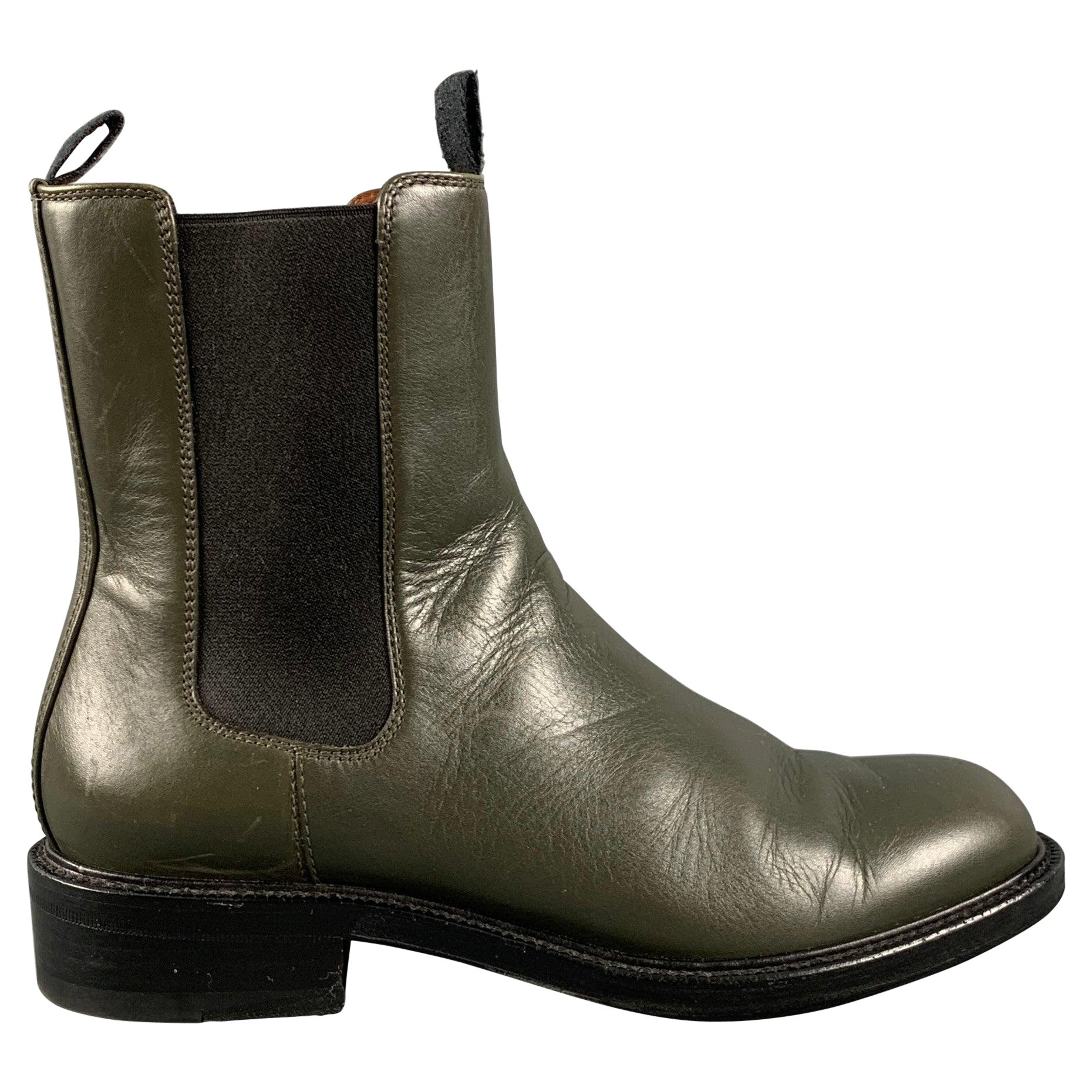Celine Taille 7.5 Bottes en cuir