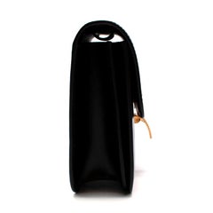 Celine Small Classic Box Calfskin Black Bag