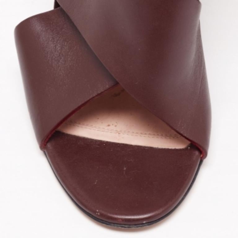 Women's Celine Snakeskin & Leather Cross Strap Open Toe Slingback Wedge Sandals Size 39 For Sale