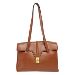 Celine Soft 16 Borsa Caramel Natural Tan Pelle di Vitello Liscia
