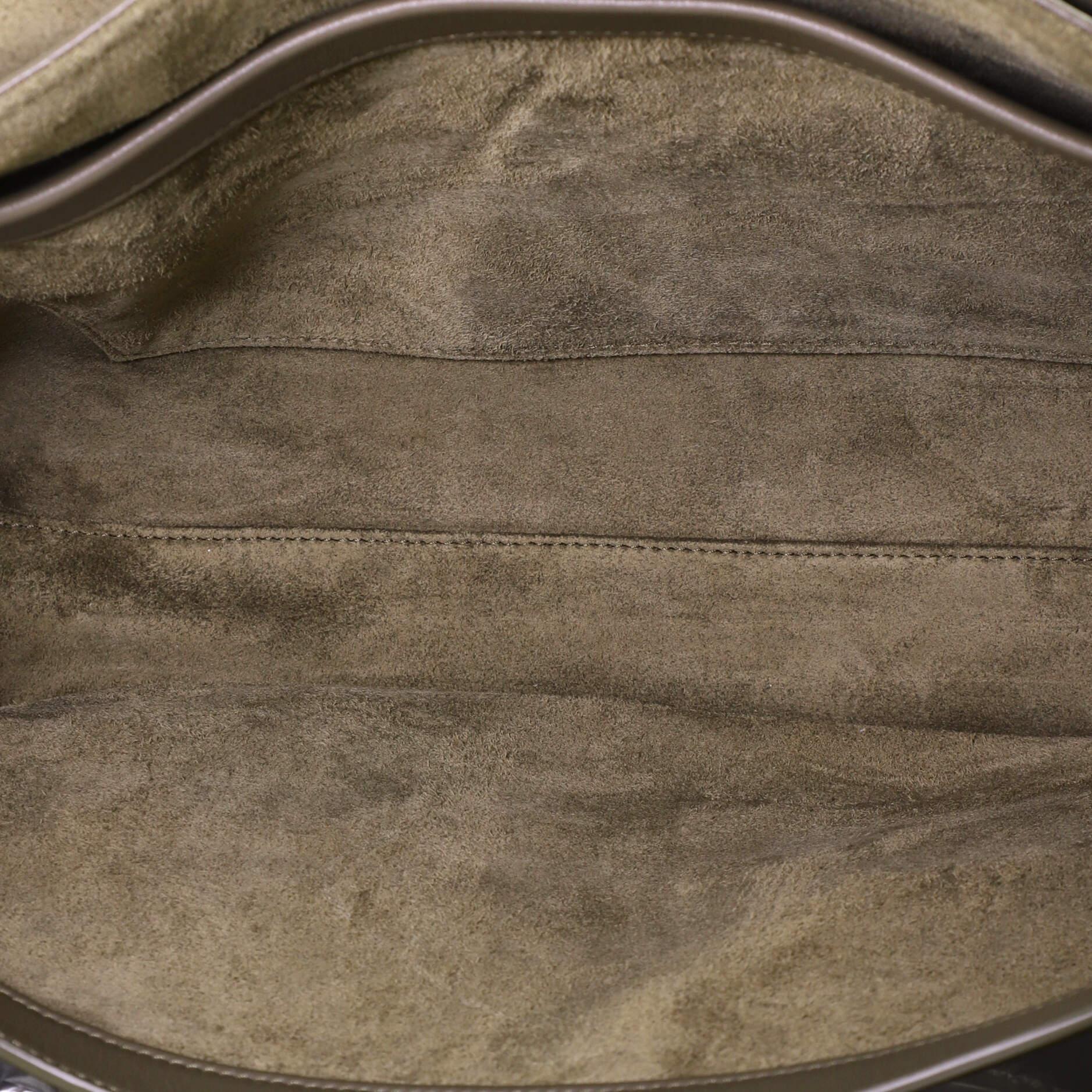 Gray Celine Soft 16 Bag Smooth Calfskin Large